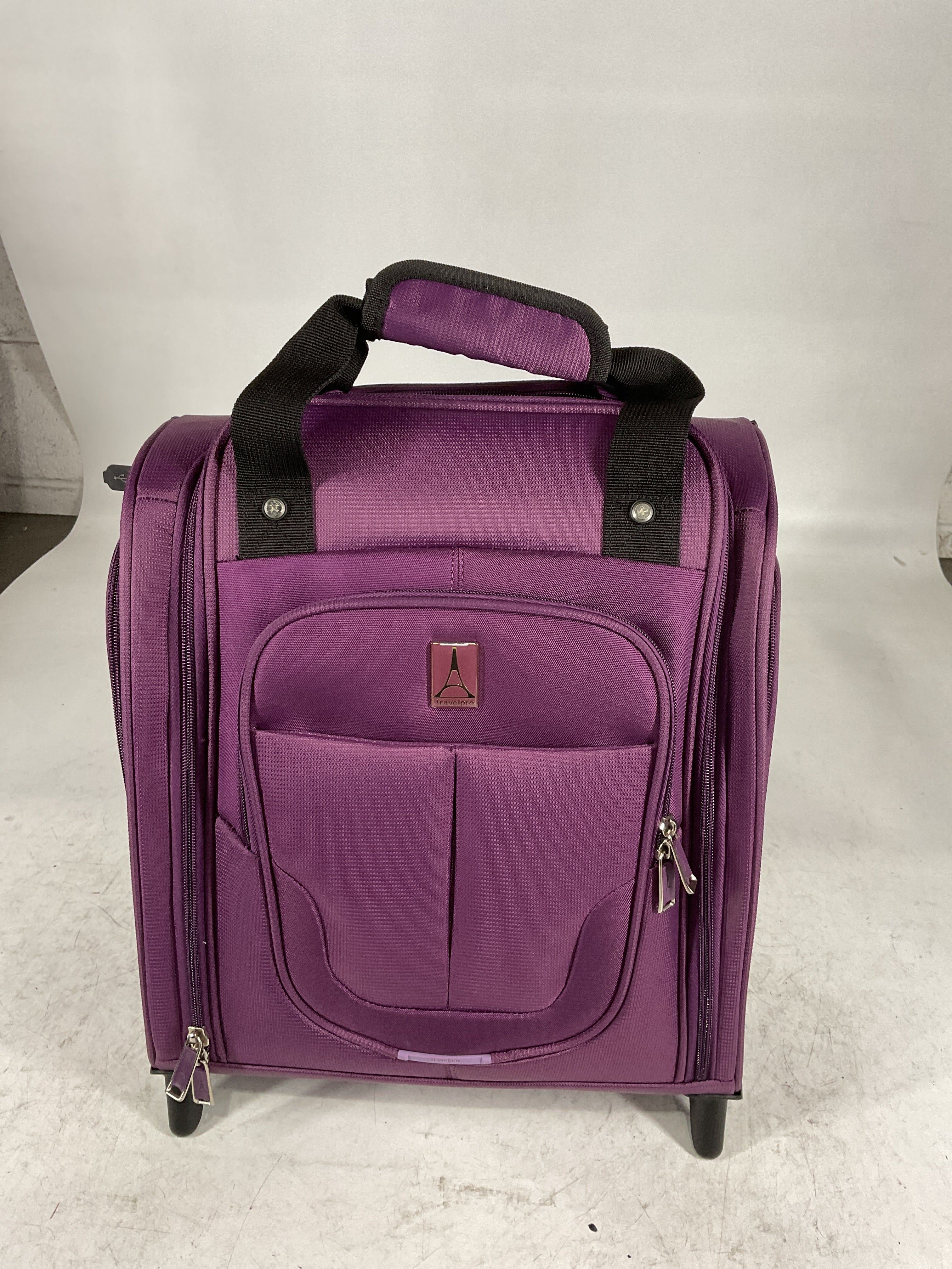 Travelpro Luggage Maxlite 5 Softside Lightweight Rolling Underseat Compact Carry on Upright 2 Wheel Bag, Men and Women U4