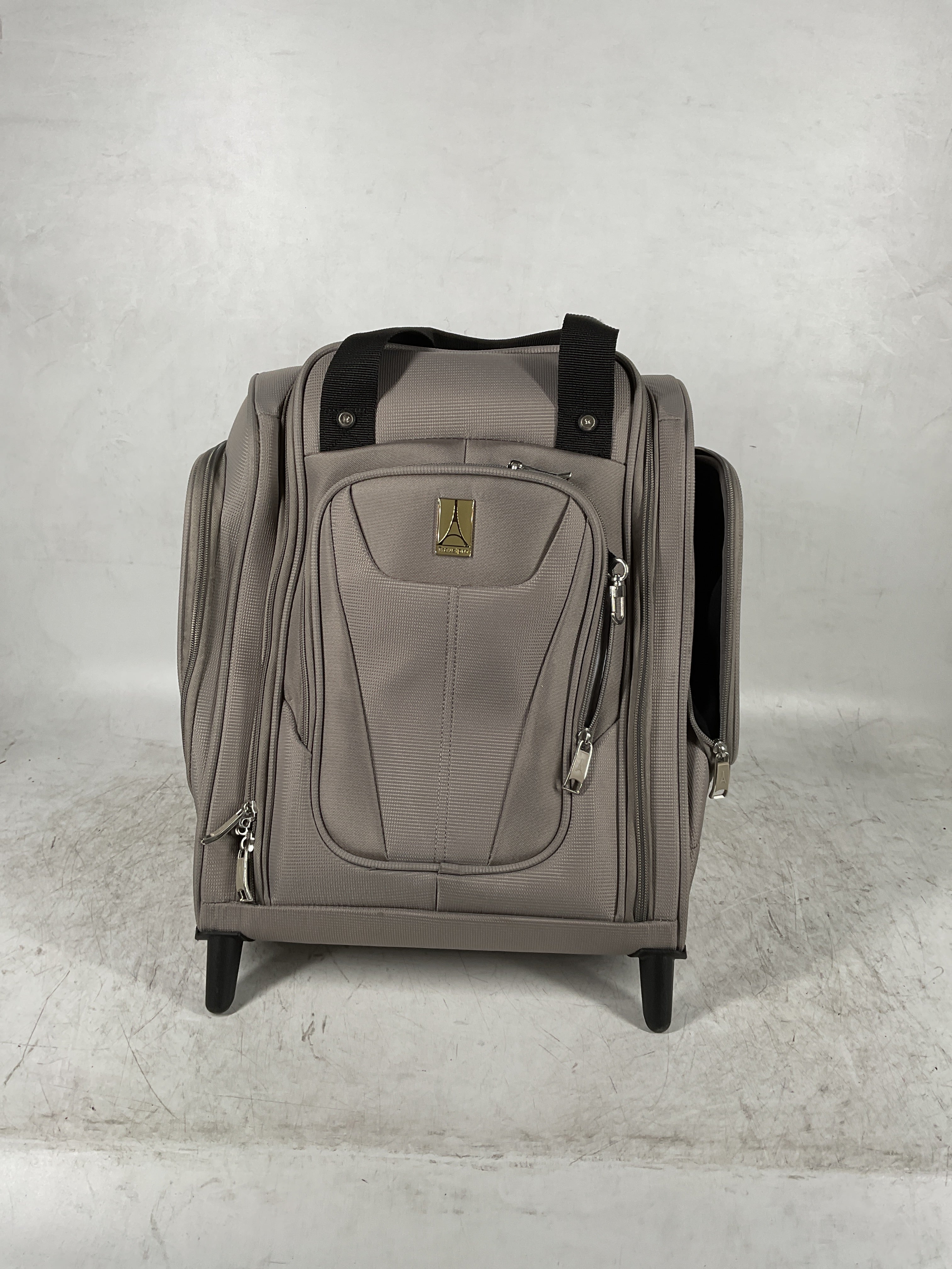 Travelpro Luggage Maxlite 5 Softside Lightweight Rolling Underseat Compact Carry on Upright 2 Wheel Bag, Men and Women ( Champagne , 15-Inch ) Champagne 15 Inch U3