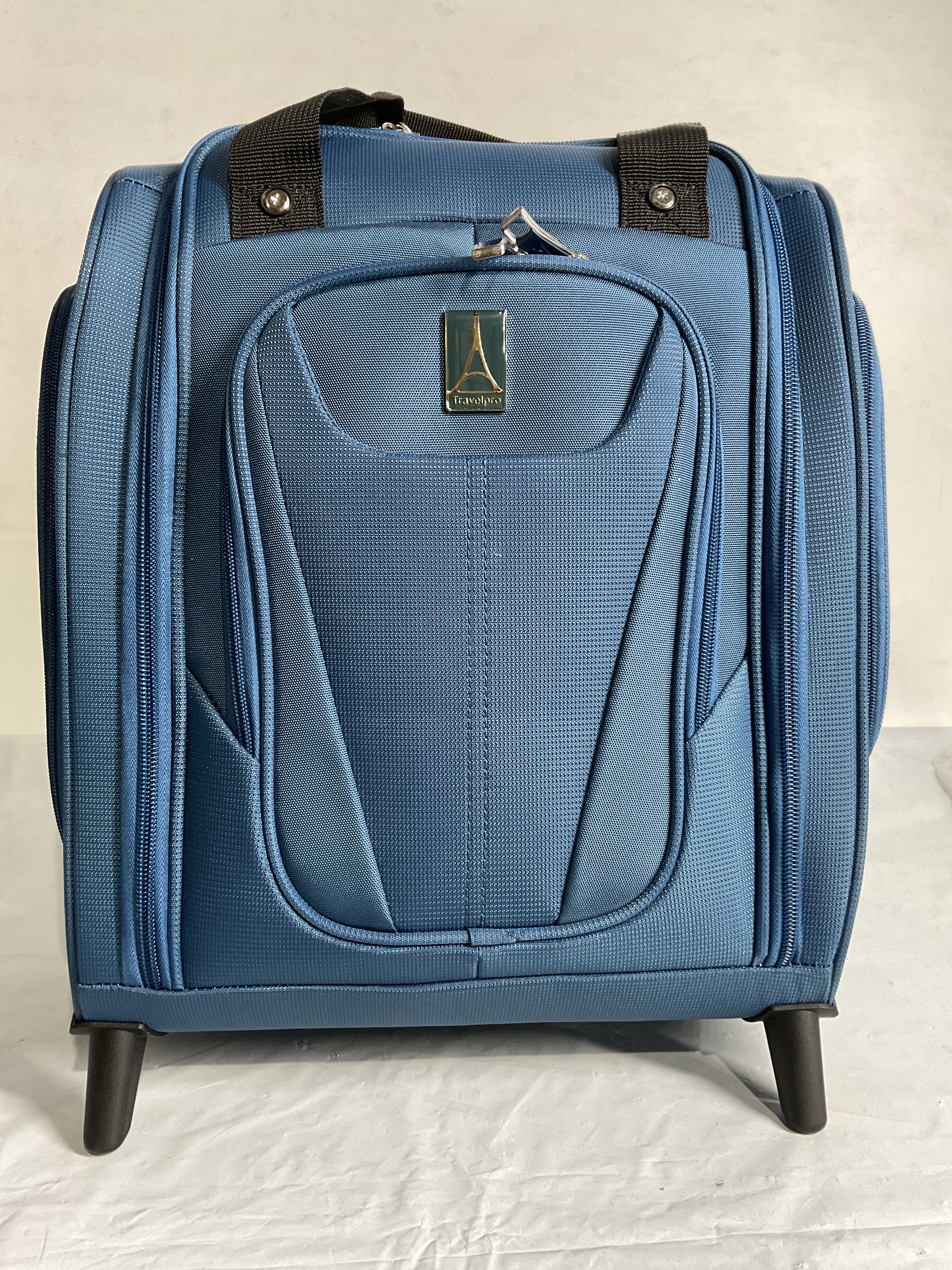 Travelpro Luggage Maxlite 5 Softside Lightweight Rolling Underseat Compact Carry on Upright 2 Wheel Bag, Men and Women ( Ensign Blue , 15-Inch ) Ensign Blue 15 Inch U13