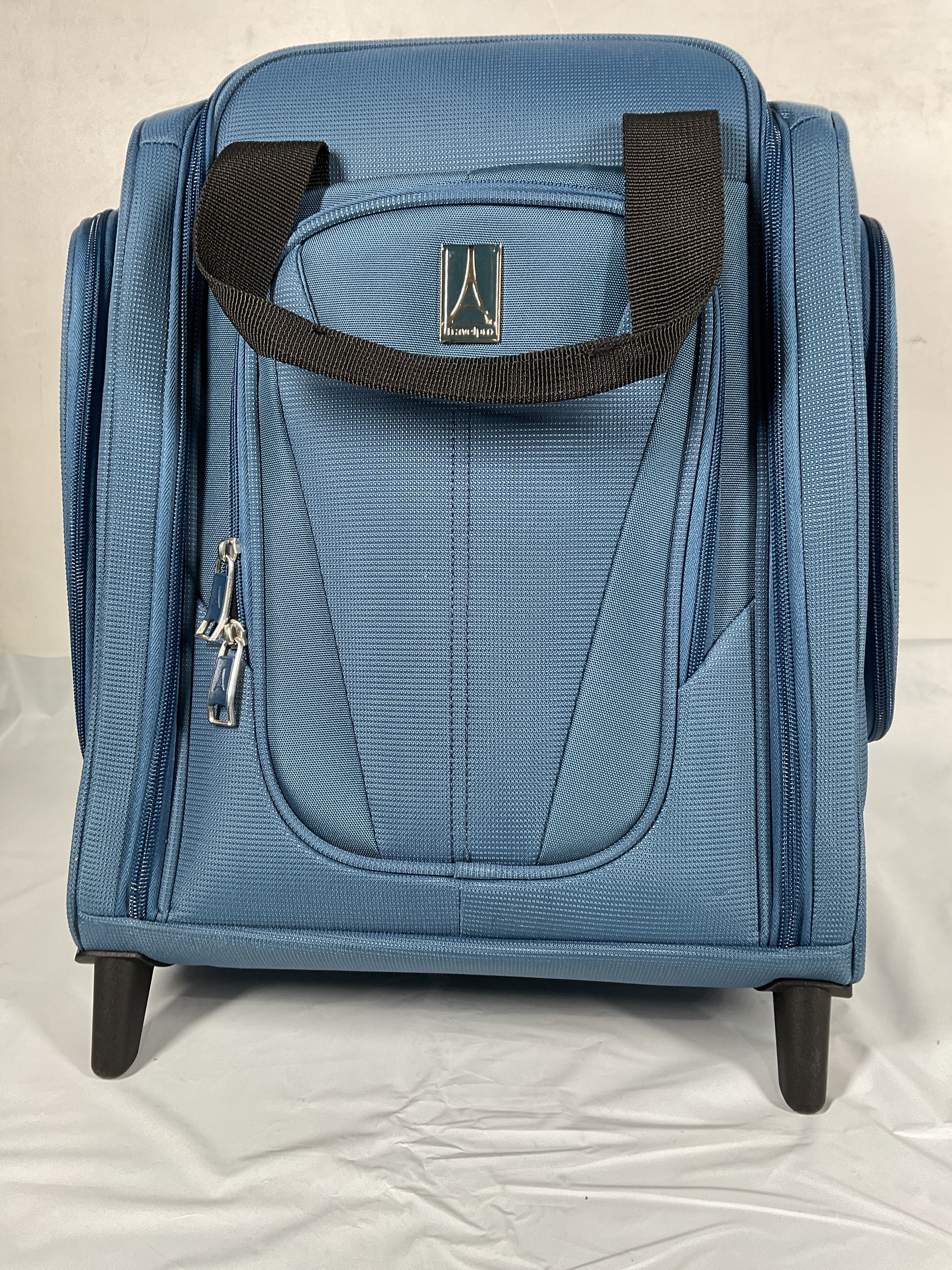 Travelpro Luggage Maxlite 5 Softside Lightweight Rolling Underseat Compact Carry on Upright 2 Wheel Bag, Men and Women ( Ensign Blue , 15-Inch ) Ensign Blue 15 Inch U14