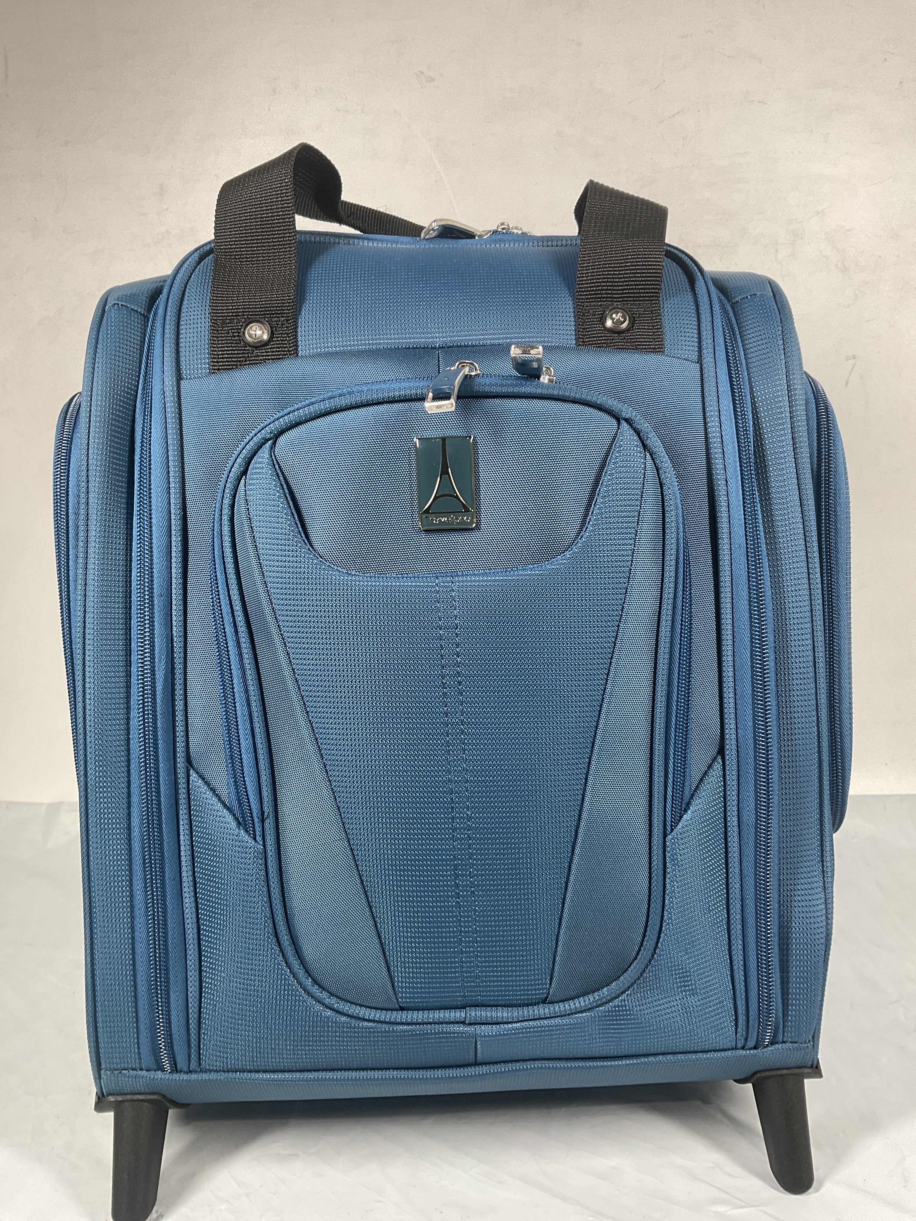 Travelpro Luggage Maxlite 5 Softside Lightweight Rolling Underseat Compact Carry on Upright 2 Wheel Bag, Men and Women ( Ensign Blue , 15-Inch ) Ensign Blue 15 Inch U15