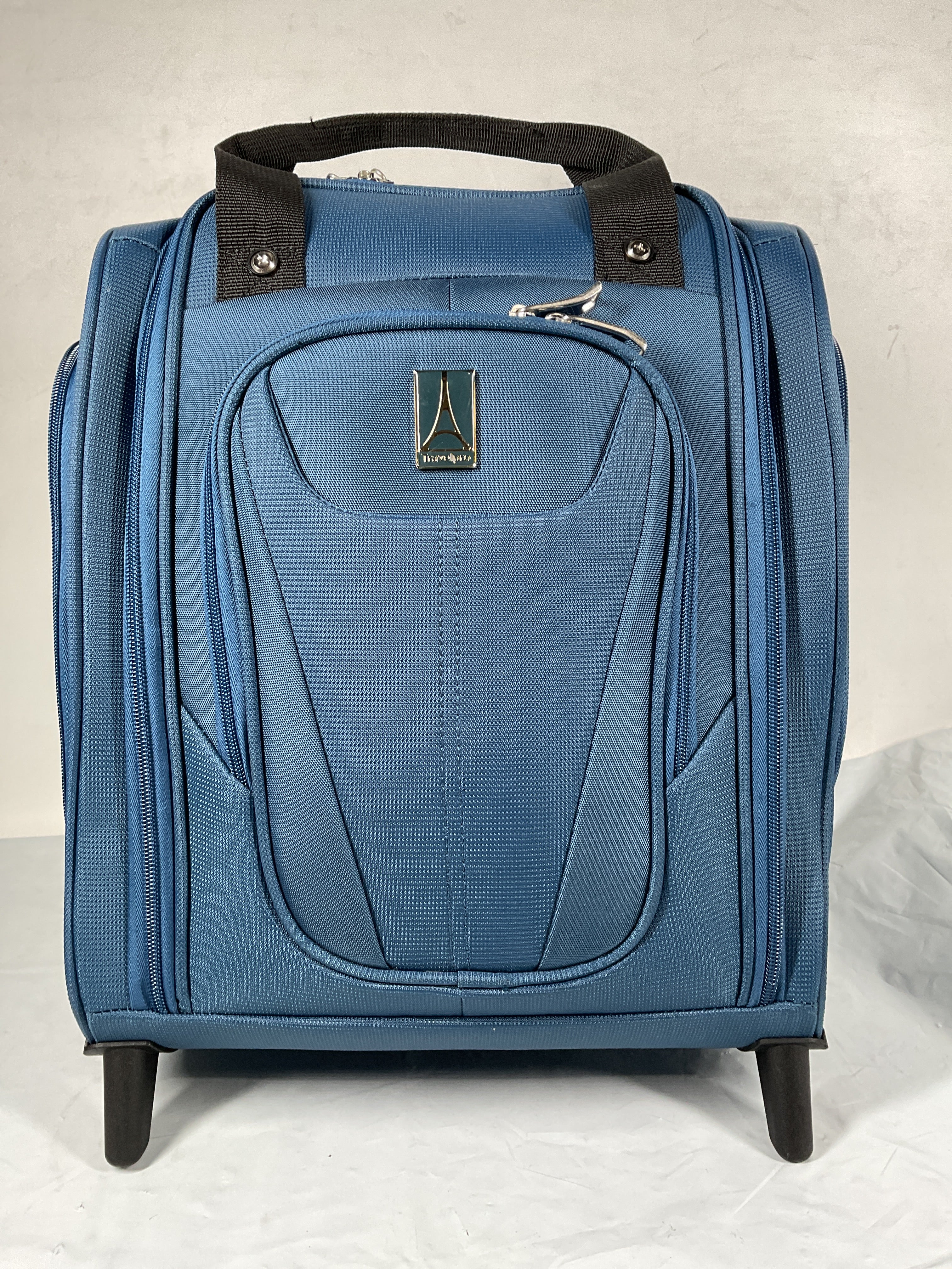 Travelpro Luggage Maxlite 5 Softside Lightweight Rolling Underseat Compact Carry on Upright 2 Wheel Bag, Men and Women ( Ensign Blue , 15-Inch ) Ensign Blue 15 Inch U16