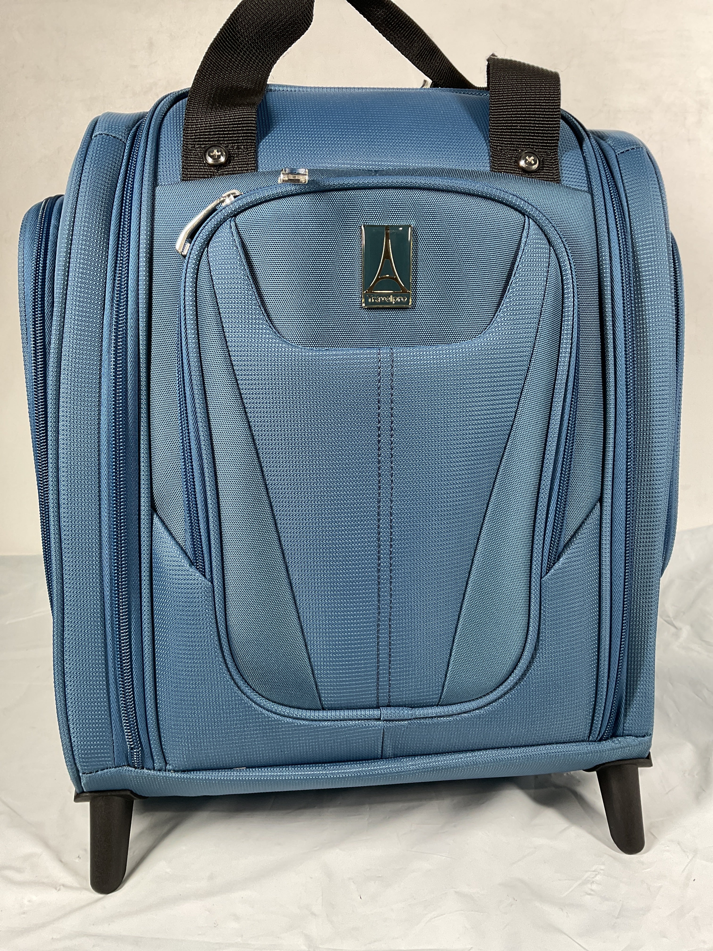 Travelpro Luggage Maxlite 5 Softside Lightweight Rolling Underseat Compact Carry on Upright 2 Wheel Bag, Men and Women ( Ensign Blue , 15-Inch ) Ensign Blue 15 Inch U18