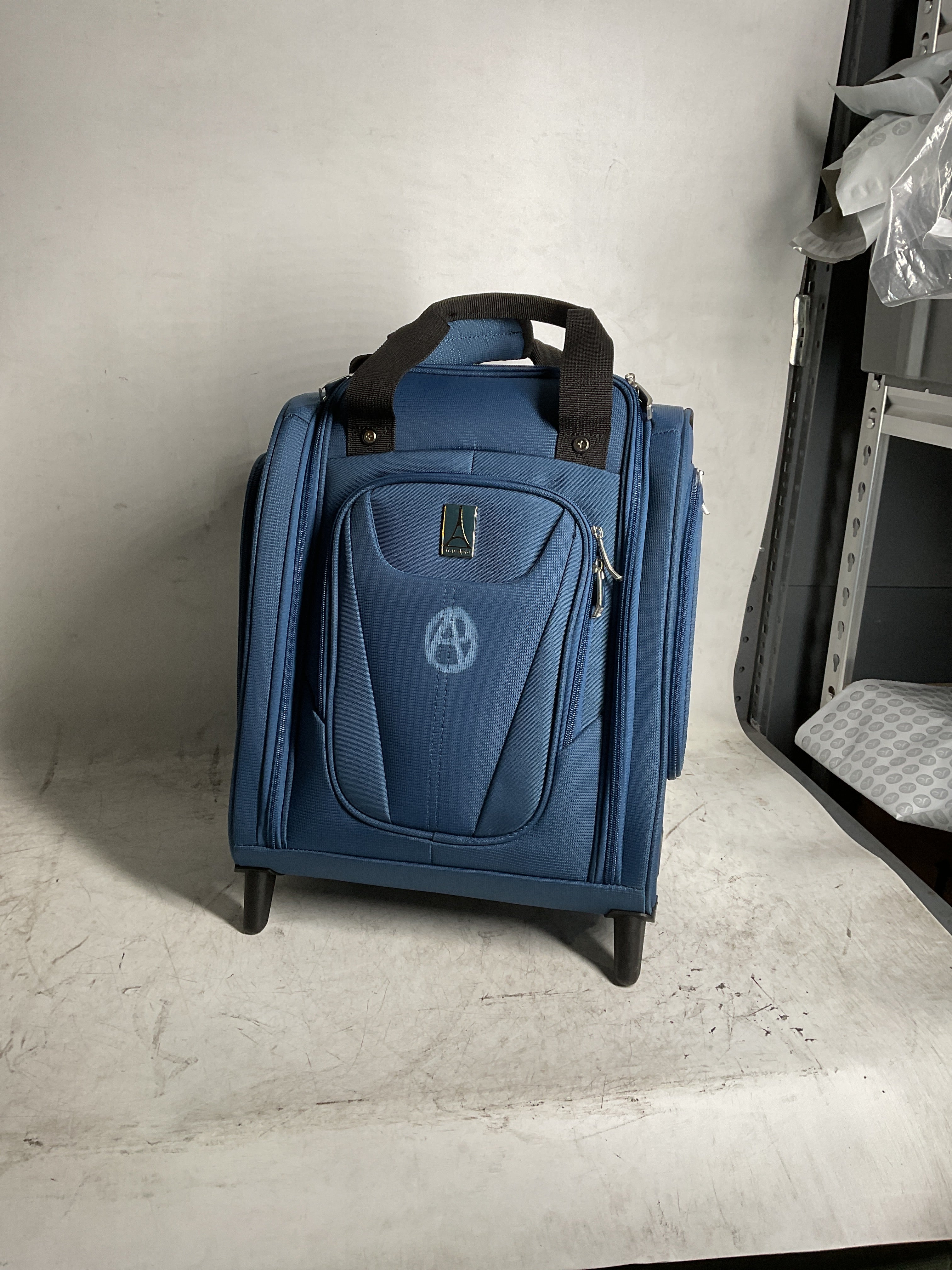 Travelpro Luggage Maxlite 5 Softside Lightweight Rolling Underseat Compact Carry on Upright 2 Wheel Bag, Men and Women ( Ensign Blue , 15-Inch ) Ensign Blue 15 Inch U7
