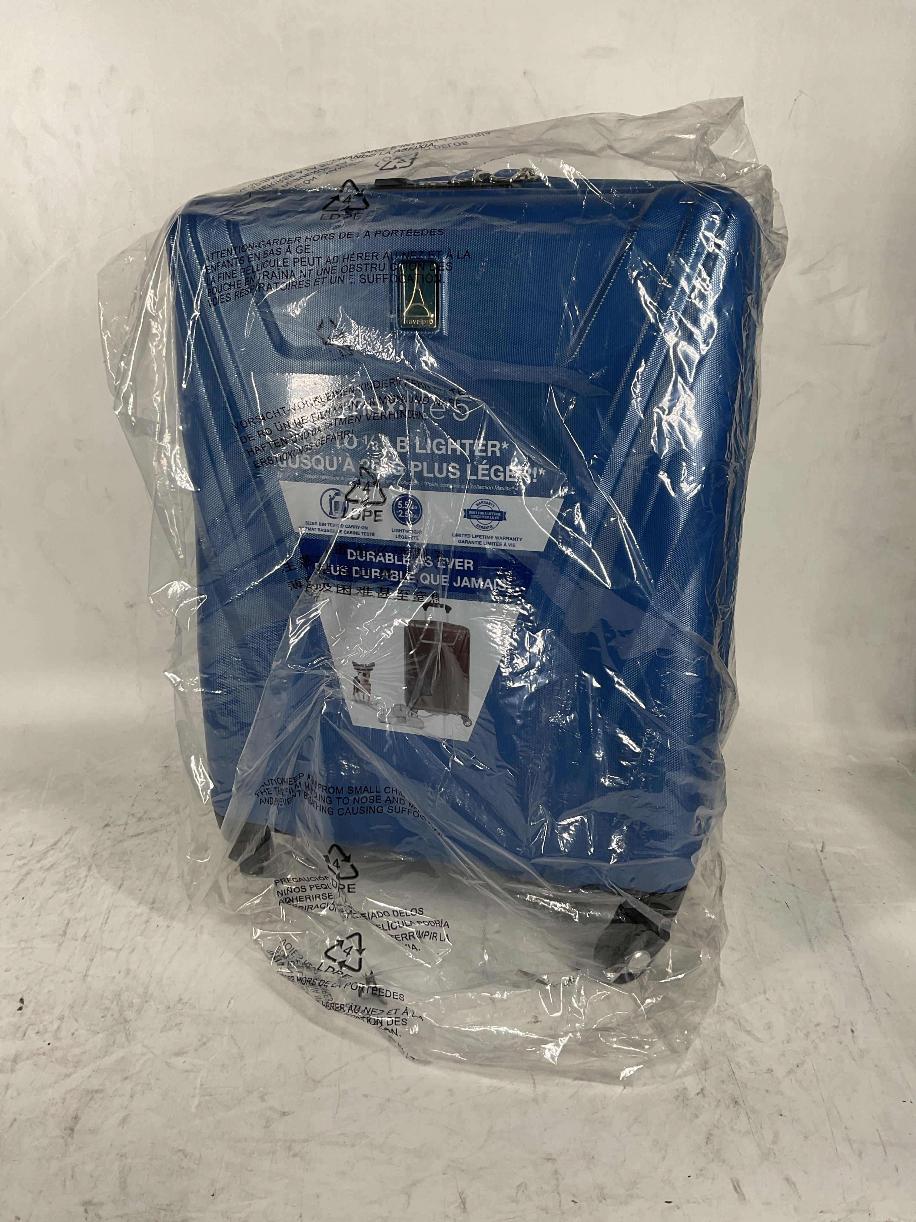 Travelpro Maxlite 5 Hardside Spinner Wheel Luggage Azure Blue Carry On 19 Inch U2