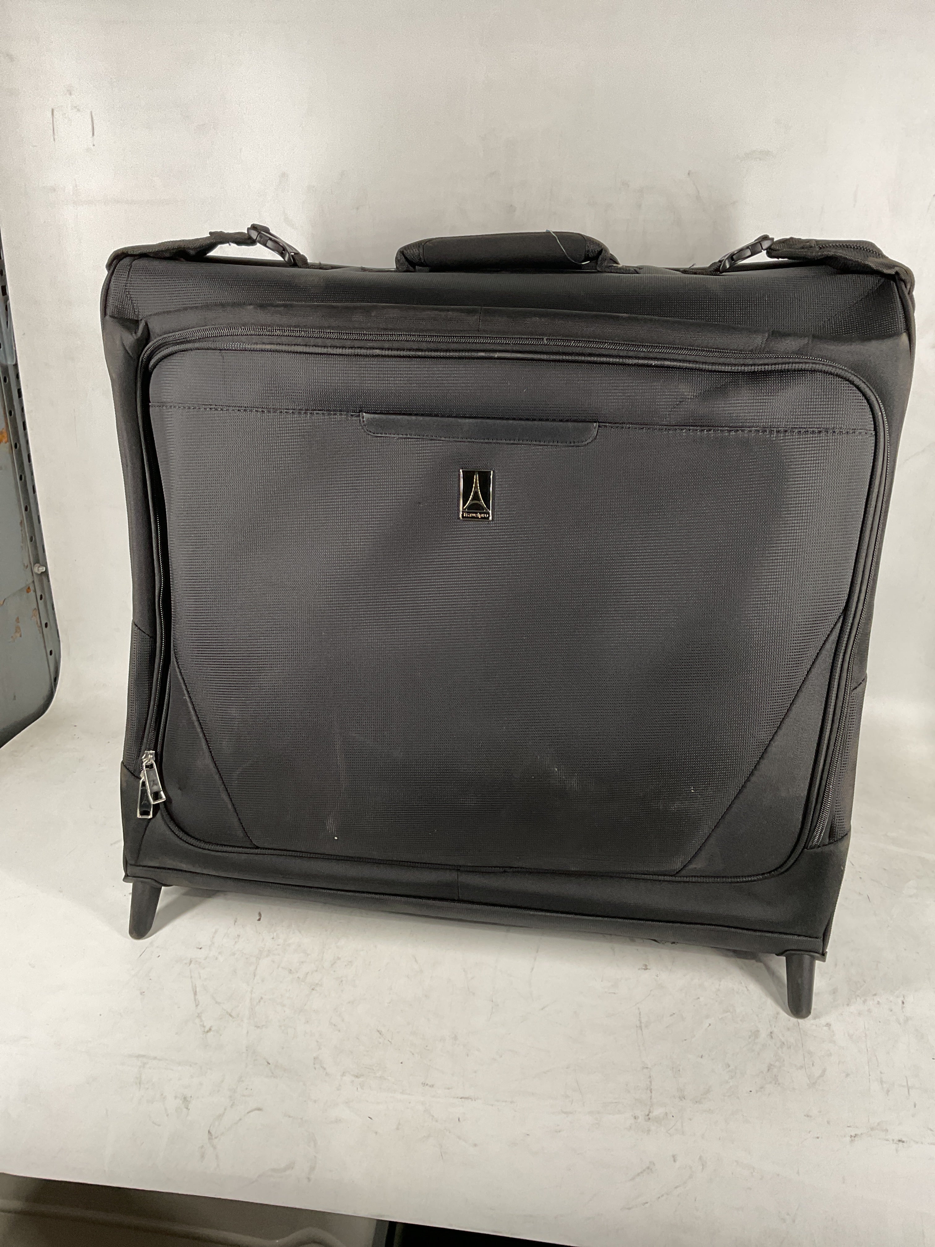 Travelpro Maxlite Lightweight Check-in Upright 2-Wheel Rolling Garment Bag, Men and Women, Business, Travel Black 24 Inch U6