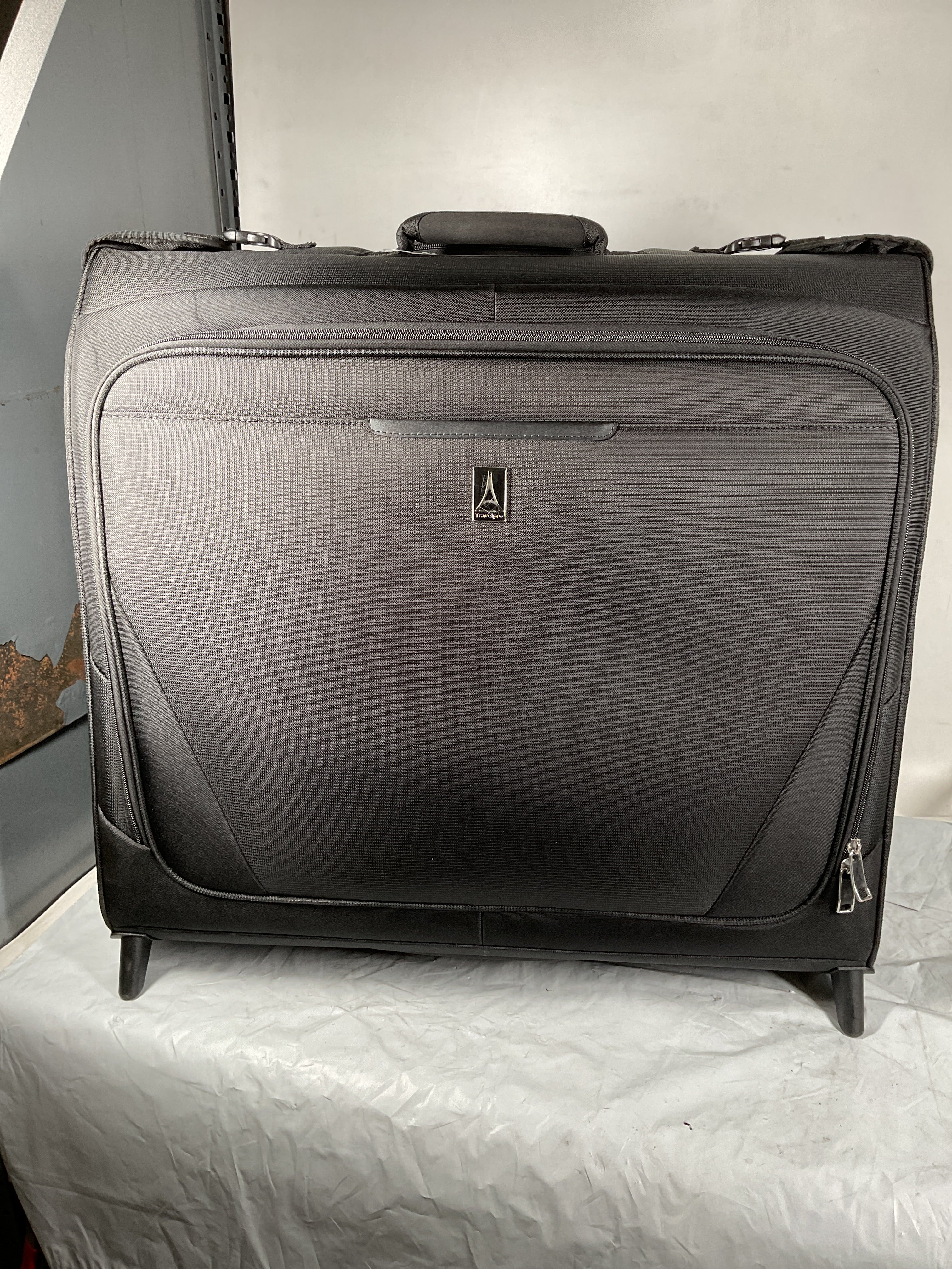 Travelpro Maxlite Lightweight Check-in Upright 2-Wheel Rolling Garment Bag, Men and Women, Business, Travel ( Black , 24-Inch ) Black 24 Inch U8