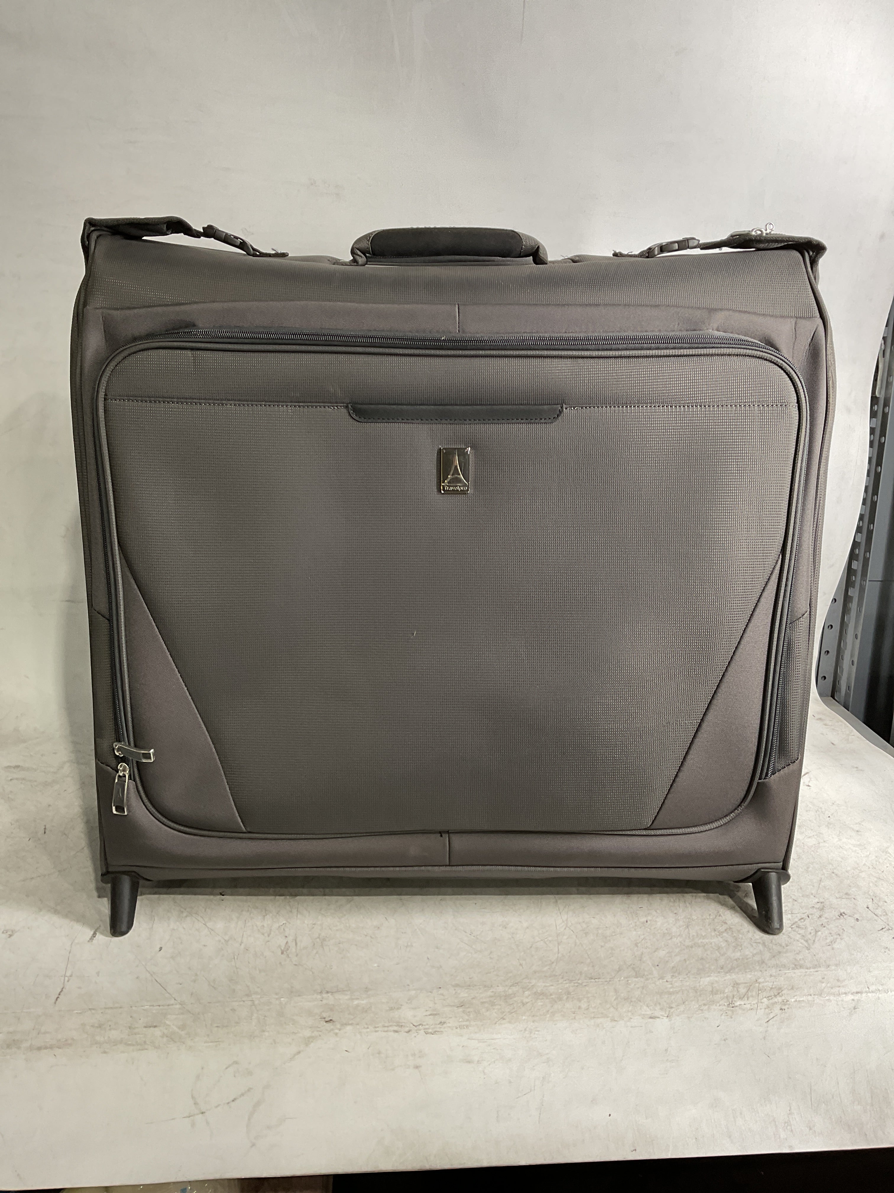 Travelpro Maxlite Lightweight Check-in Upright 2-Wheel Rolling Garment Bag, Men and Women, Business, Travel ( Shadow Grey , 24-Inch ) Shadow Grey 24 Inch U14