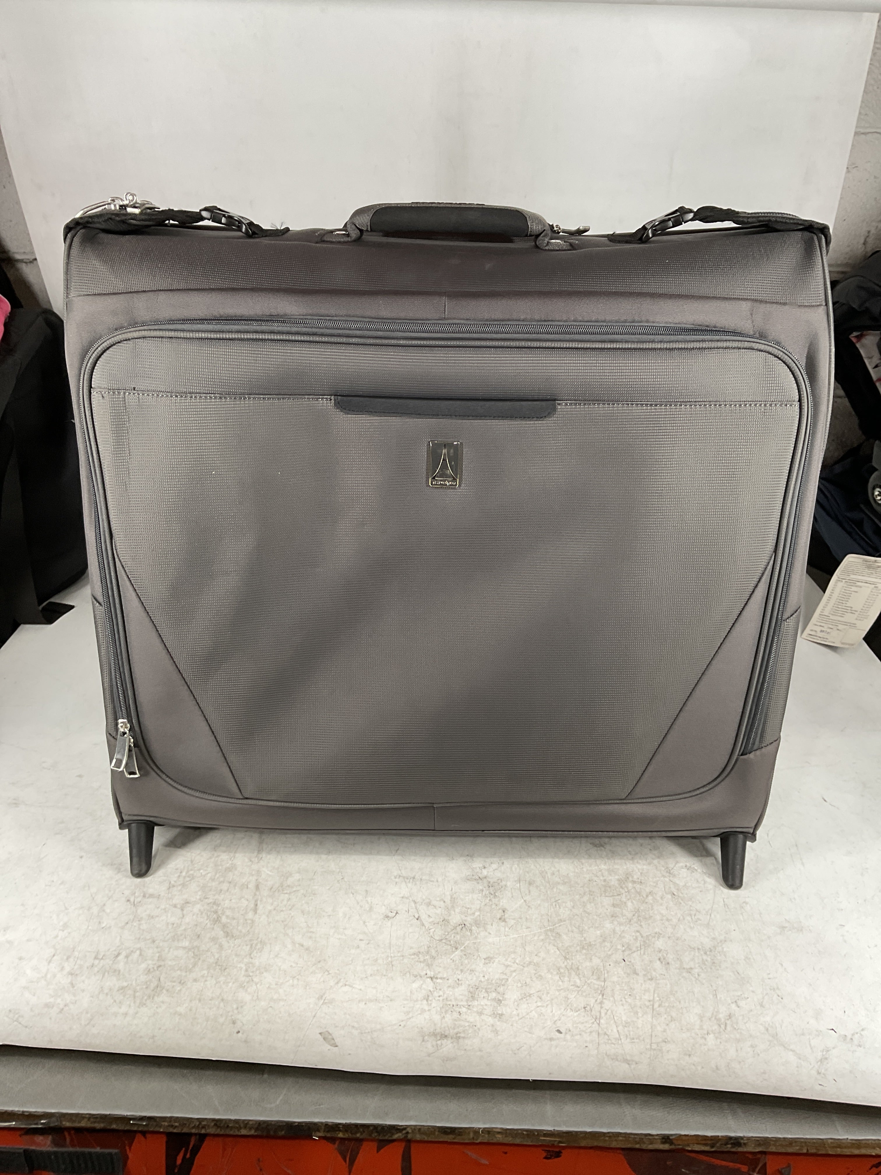 Travelpro Maxlite Lightweight Check-in Upright 2-Wheel Rolling Garment Bag, Men and Women, Business, Travel Shadow Grey 24 Inch U2