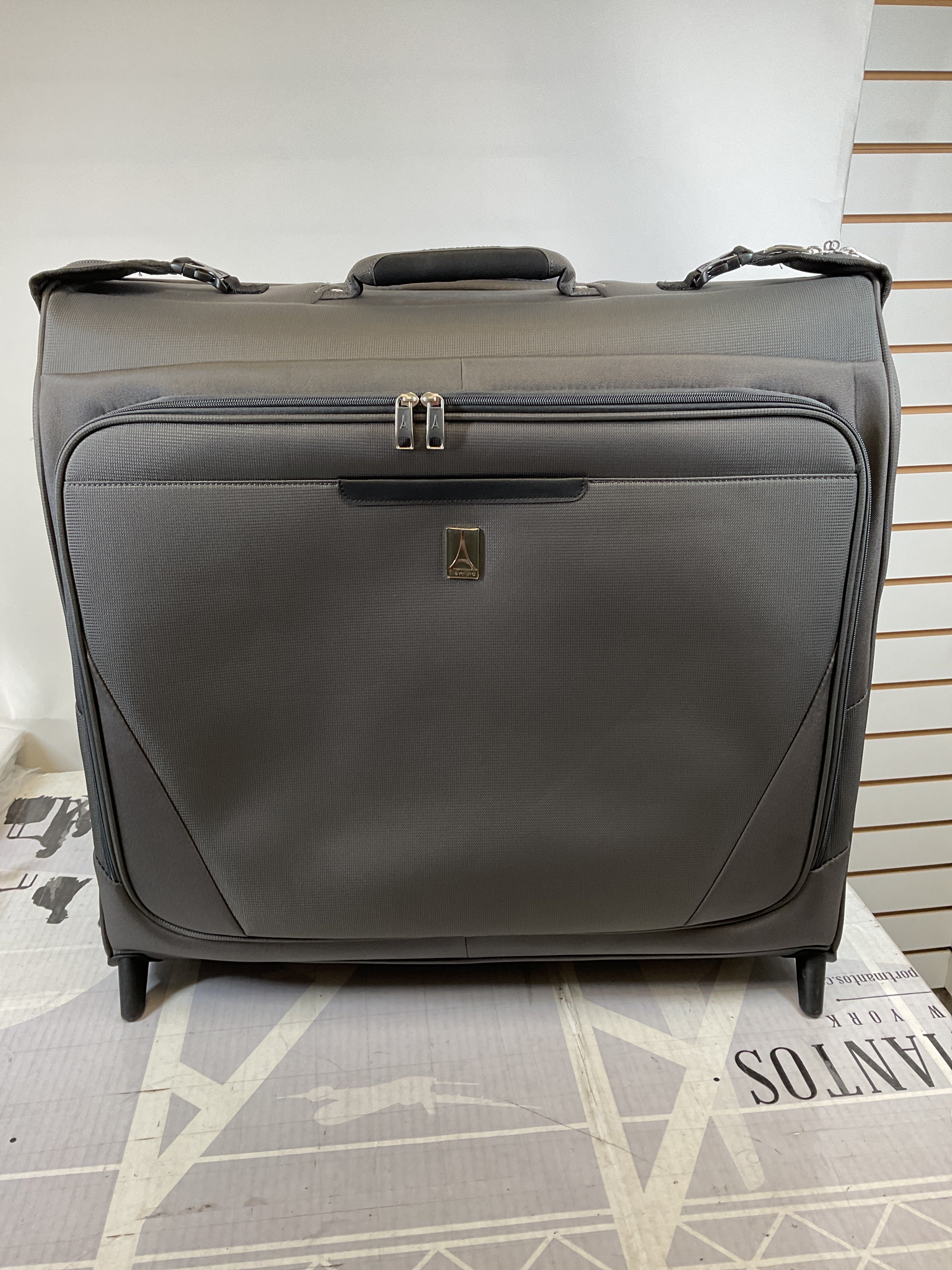 Travelpro Maxlite Lightweight Check-in Upright 2-Wheel Rolling Garment Bag, Men and Women, Business, Travel ( Shadow Grey , 24-Inch ) Shadow Grey 24 Inch U21