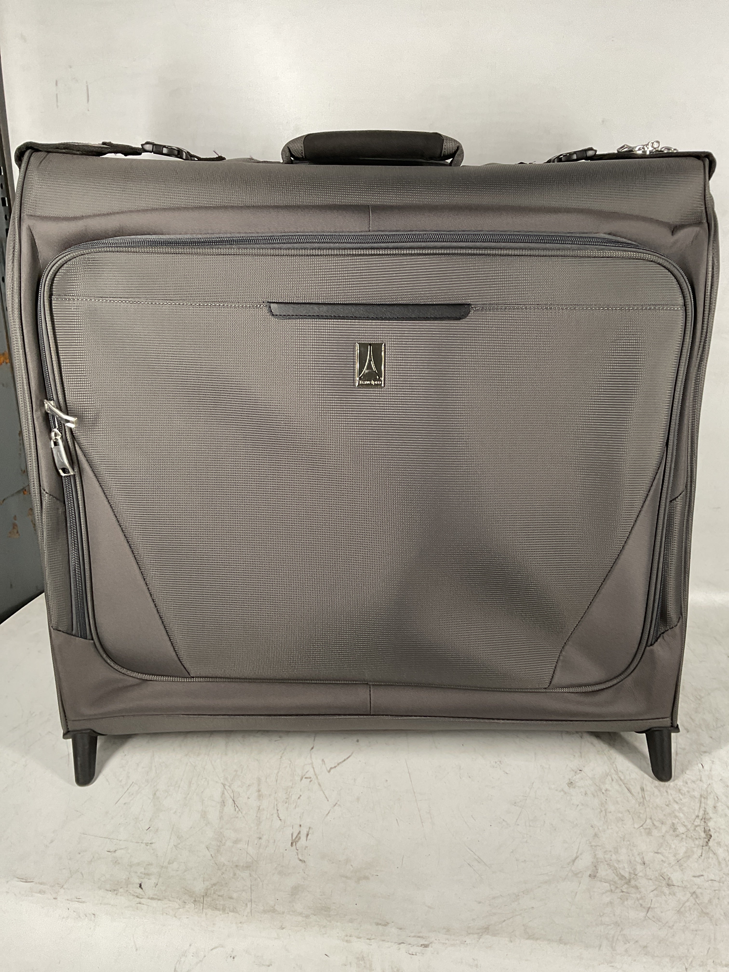 Travelpro Maxlite Lightweight Check-in Upright 2-Wheel Rolling Garment Bag, Men and Women, Business, Travel ( Shadow Grey , 24-Inch ) Shadow Grey 24 Inch U7