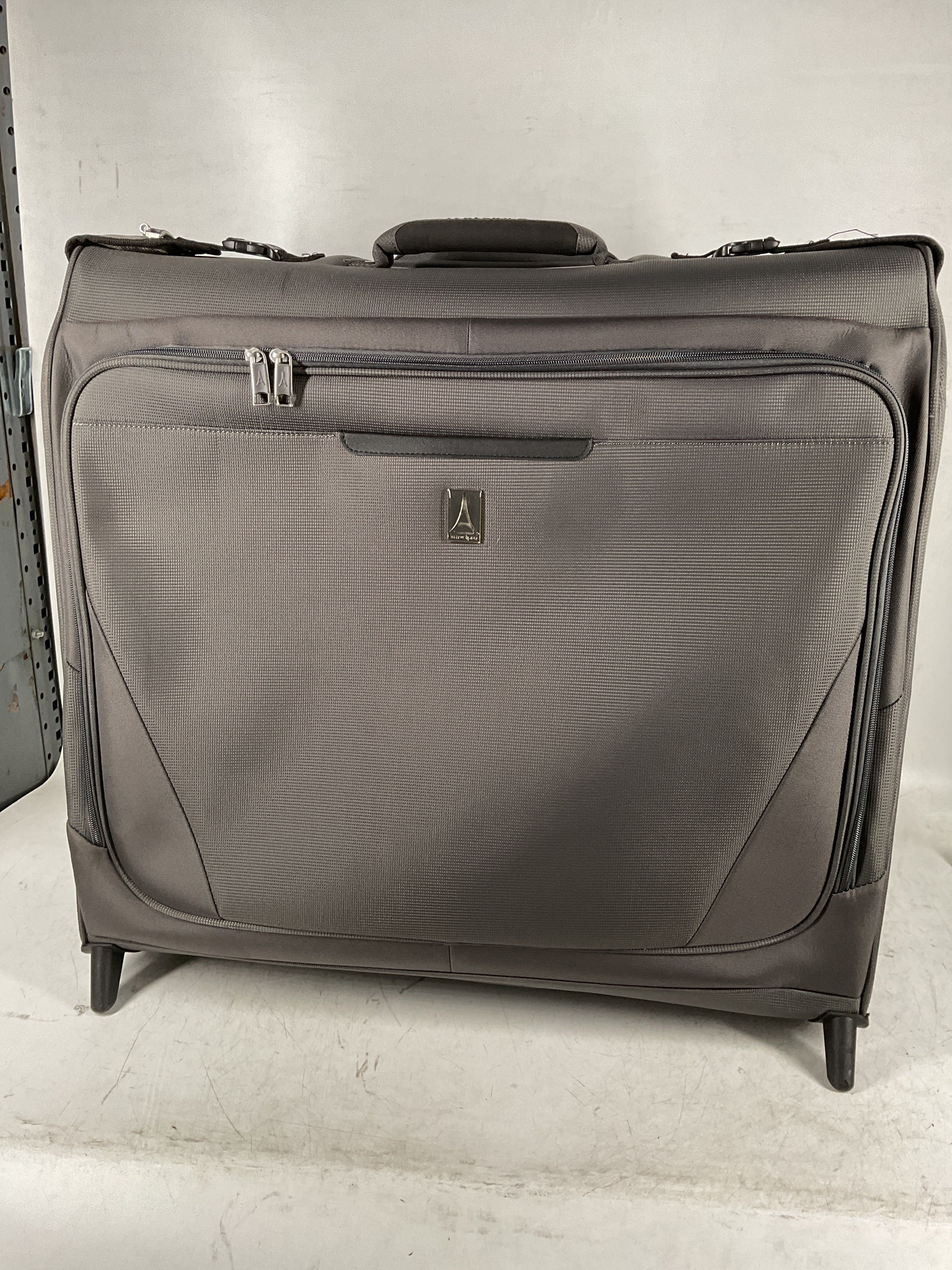 Travelpro Maxlite Lightweight Check-in Upright 2-Wheel Rolling Garment Bag, Men and Women, Business, Travel ( Shadow Grey , 24-Inch ) Shadow Grey 24 Inch U8
