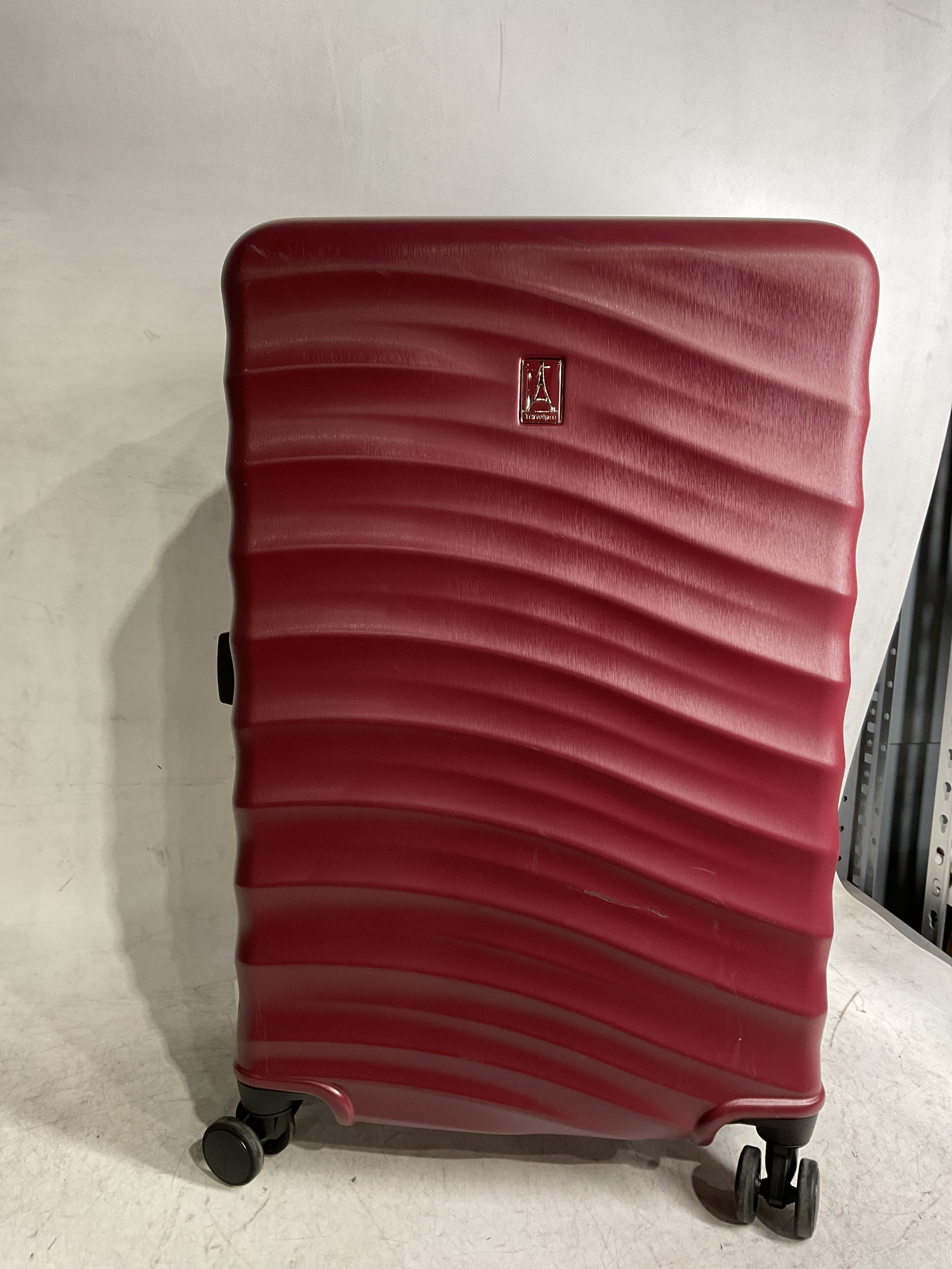 Travelpro Maxlite Air V2 Hardside Expandable Luggage, 8 Spinner Wheels, Lightweight Hard Shell Suitcase, TSA lock ( Cabernet , Checked Medium 25-Inch ) Cabernet Checked Medium 25 Inch U1