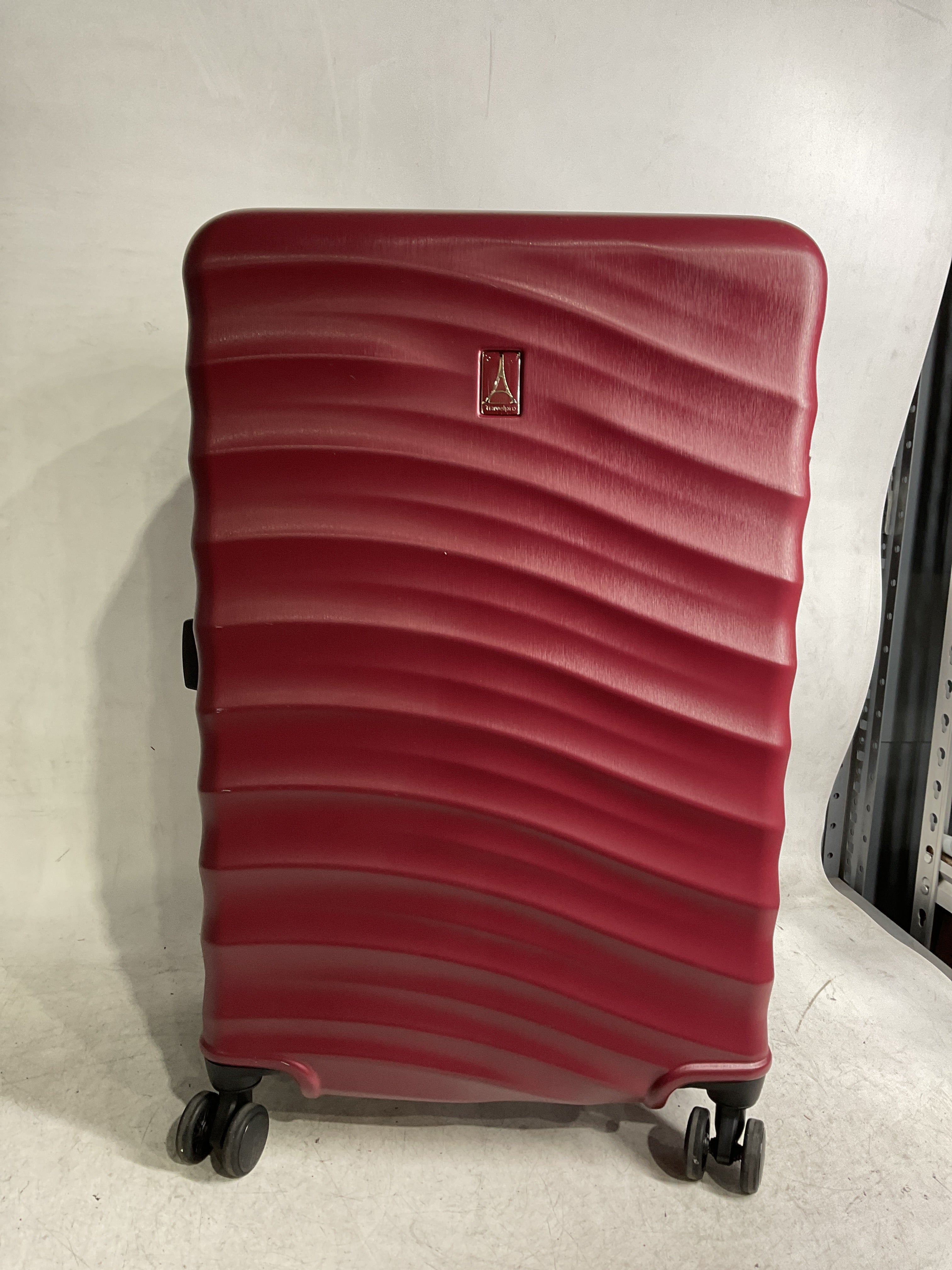 Travelpro Maxlite Air V2 Hardside Expandable Luggage, 8 Spinner Wheels, Lightweight Hard Shell Suitcase, TSA lock ( Cabernet , Checked Medium 25-Inch ) Cabernet Checked Medium 25 Inch U2