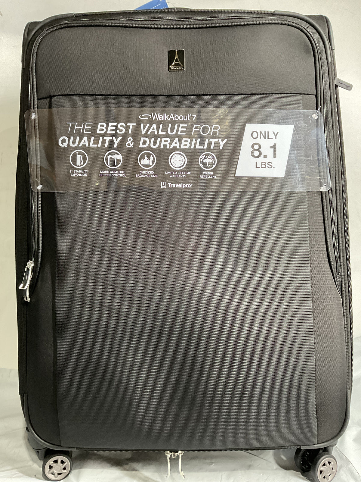 Travelpro WalkAbout7 Softside Exp. Large Black U1