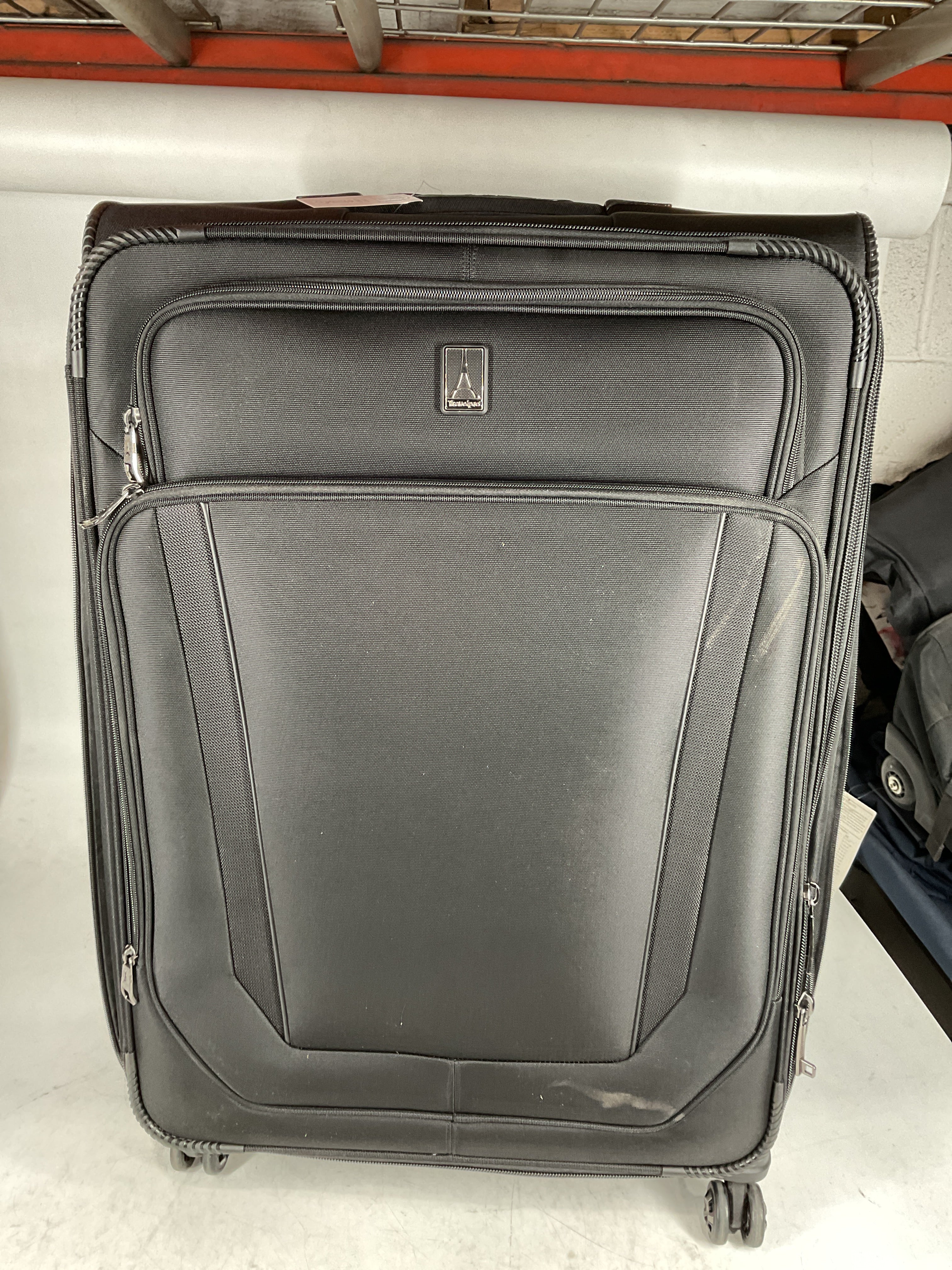 Travelpro Crew Versapack Softside Expandable Spinner Wheel Luggage Jet Black Checked Large 29 Inch U2