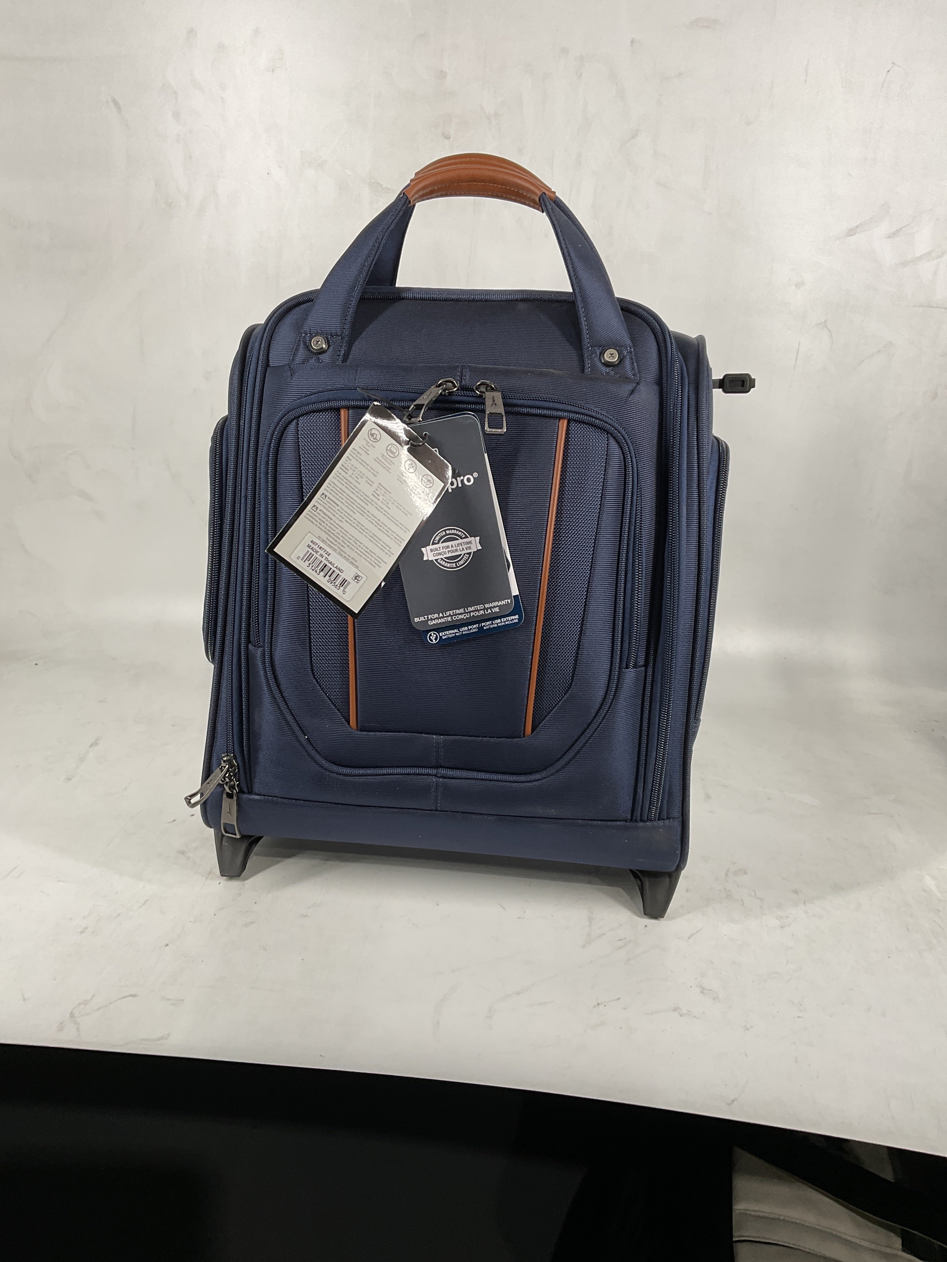 Travelpro Crew Versapack Rolling UnderSeat Carry-On Patriot Blue One Size U4