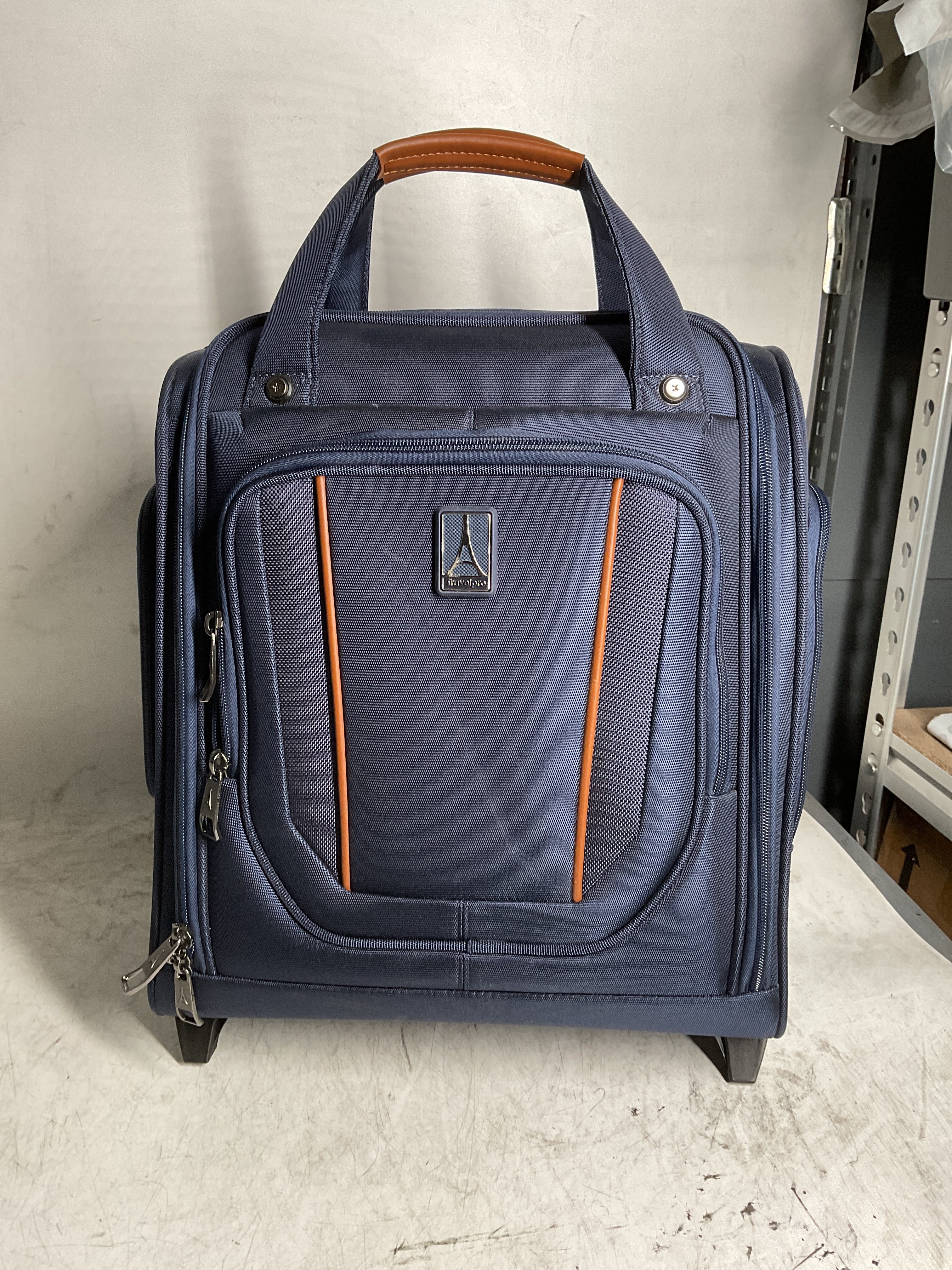Travelpro Crew Versapack Rolling UnderSeat Carry-On ( Patriot Blue , One Size ) Patriot Blue One Size U6