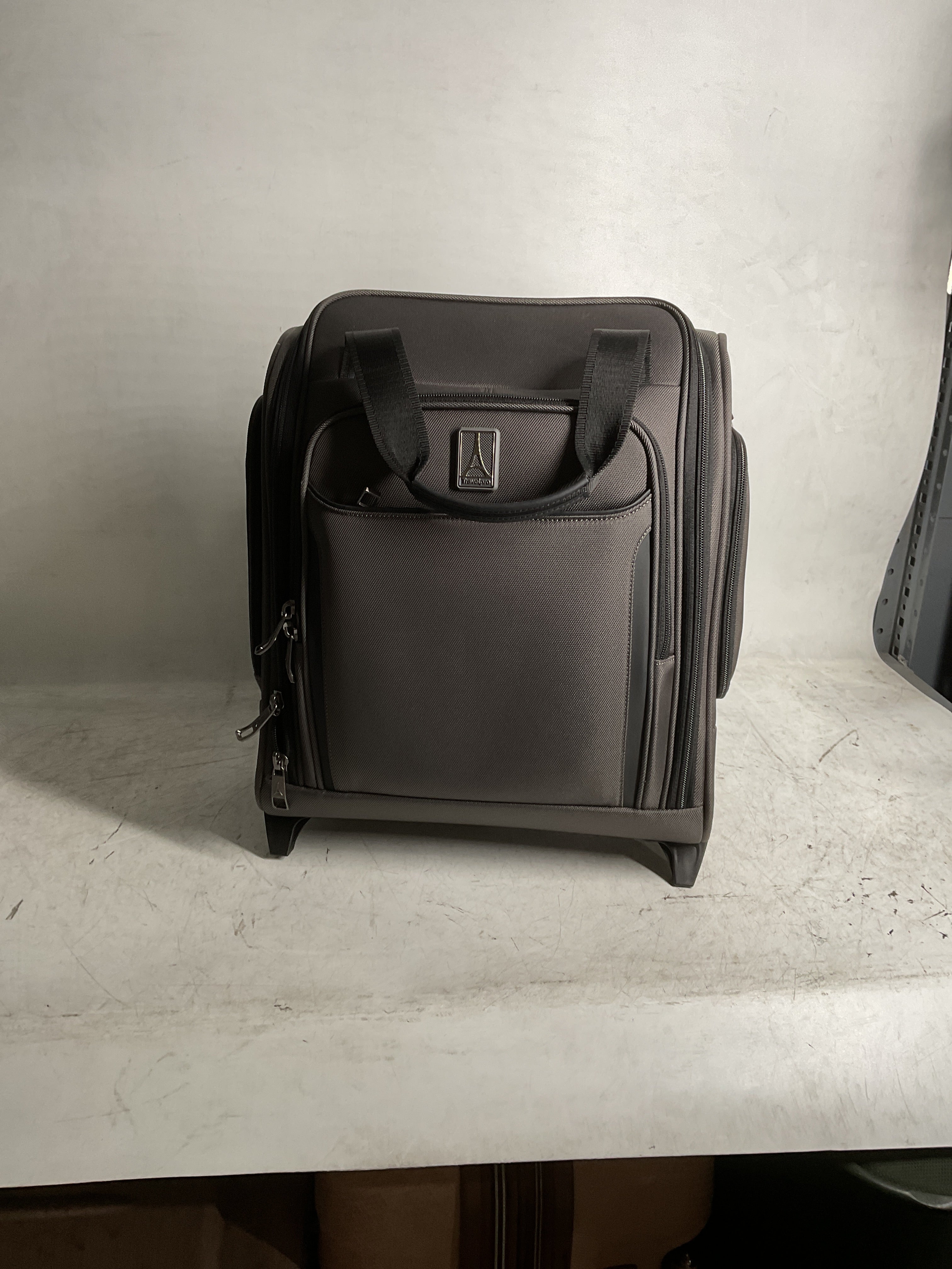Travelpro Crew Classic Lightweight Softside Luggage, Rolling Underseat Carry on Bag, 14" Laptop or Tablet Sleeve, Men and Women, 17-Inch ( Titanium Grey , 17-Inch ) Titanium Grey 17 Inch U1
