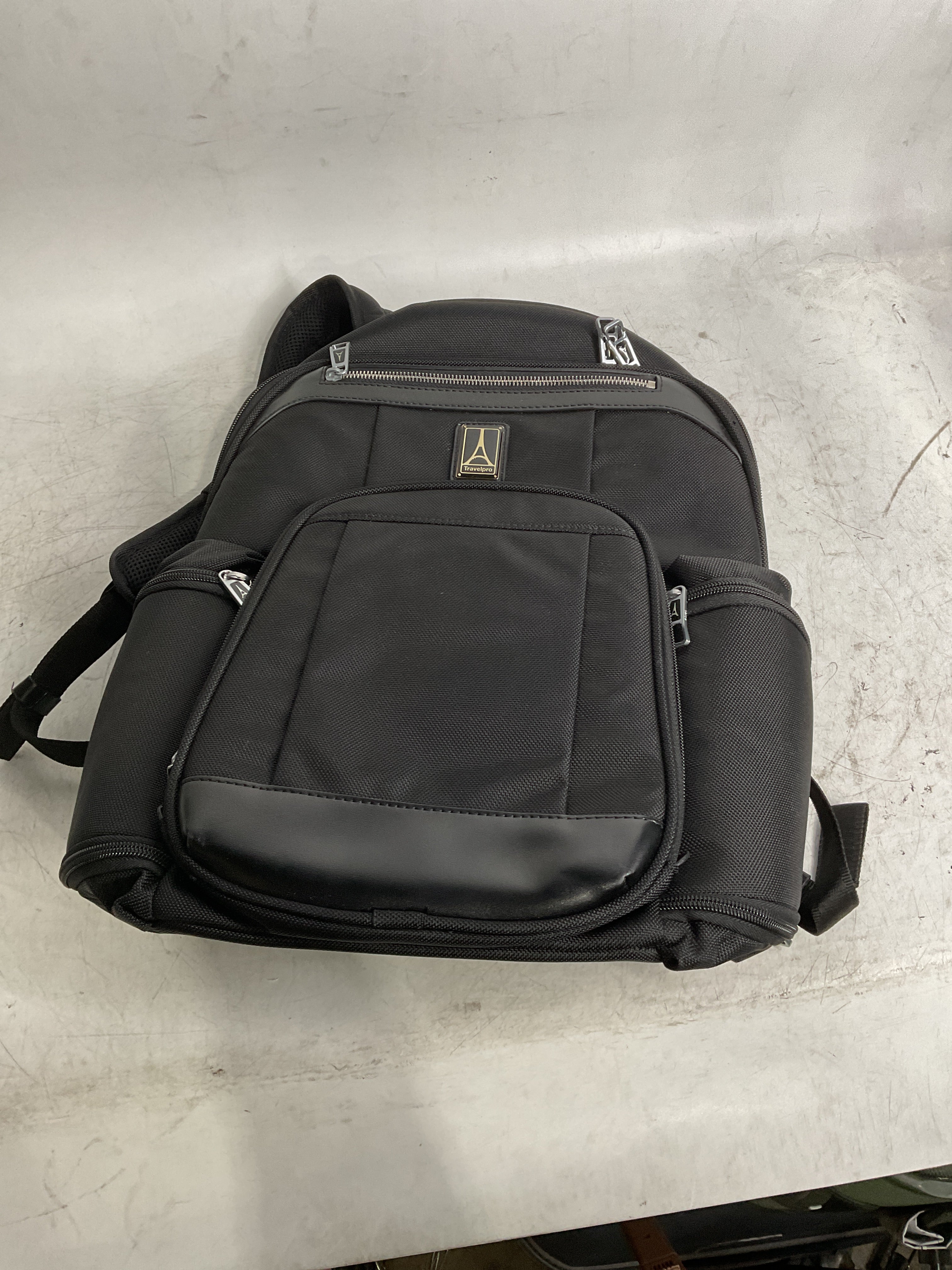 Travelpro Platinum Elite Business Laptop Backpack, Fits up to 17.5 Inch Laptop, Work School Travel, Men and Women ( Shadow Black , 17.5-Inch ) Shadow Black 17 5 Inch U4