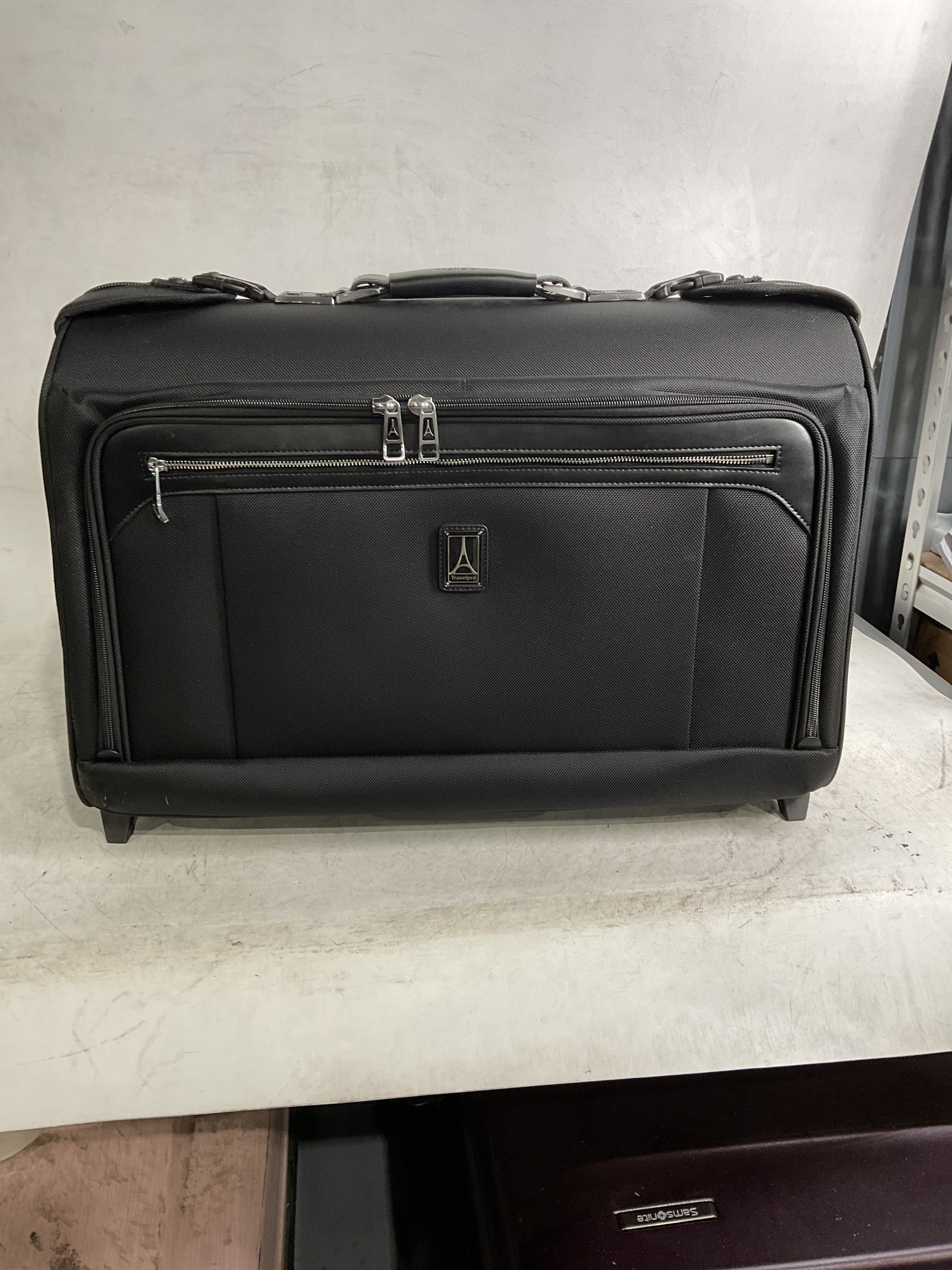 Travelpro Platinum Elite Carry-On Rolling Garment Bag, Men and Women ( Shadow Black , One Size ) Shadow Black One Size U9