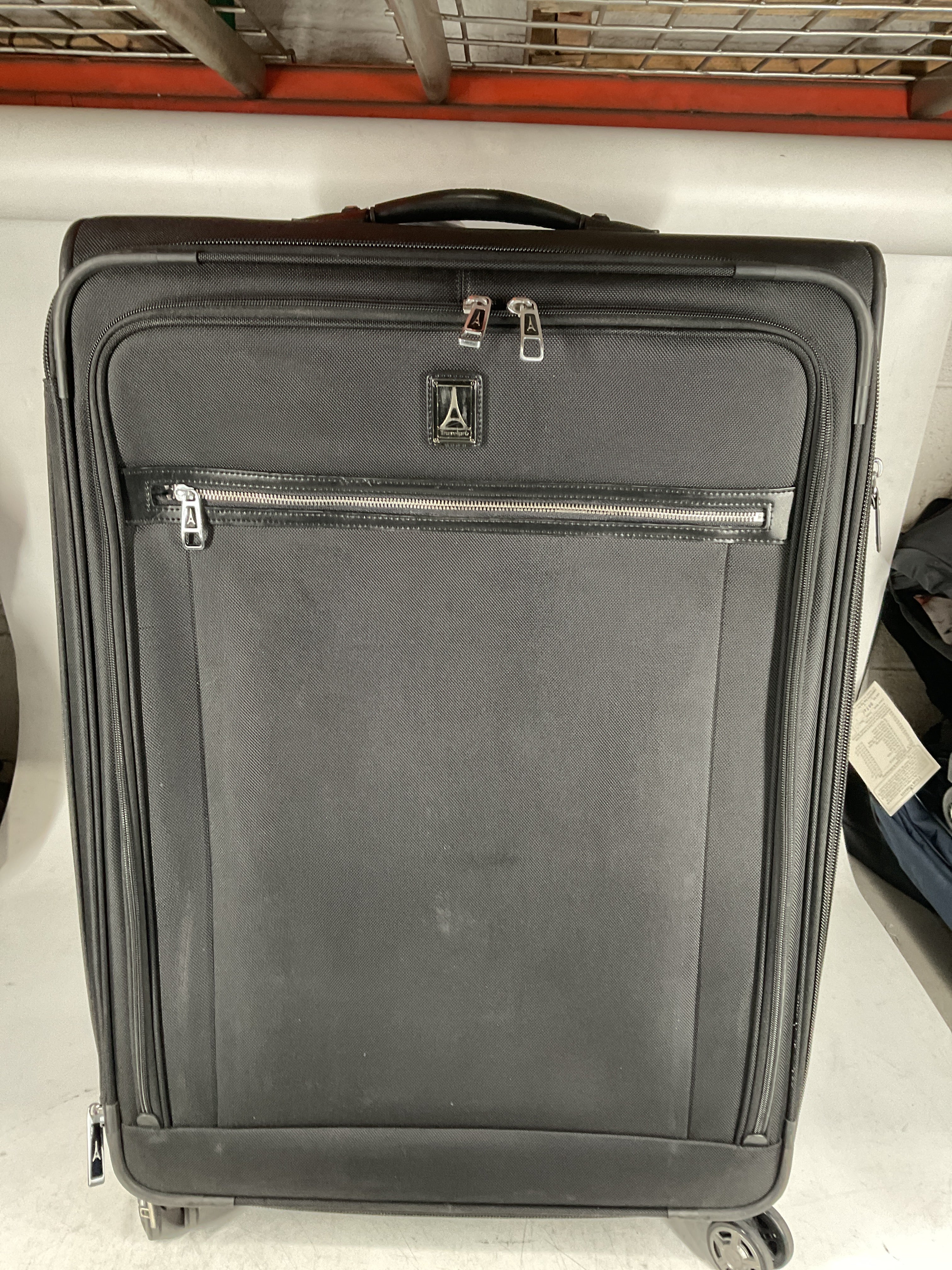 Travelpro Platinum Elite Softside Expandable Luggage, 8 Wheel Spinner Suitcase, USB Port, Suiter, Men and Women U6