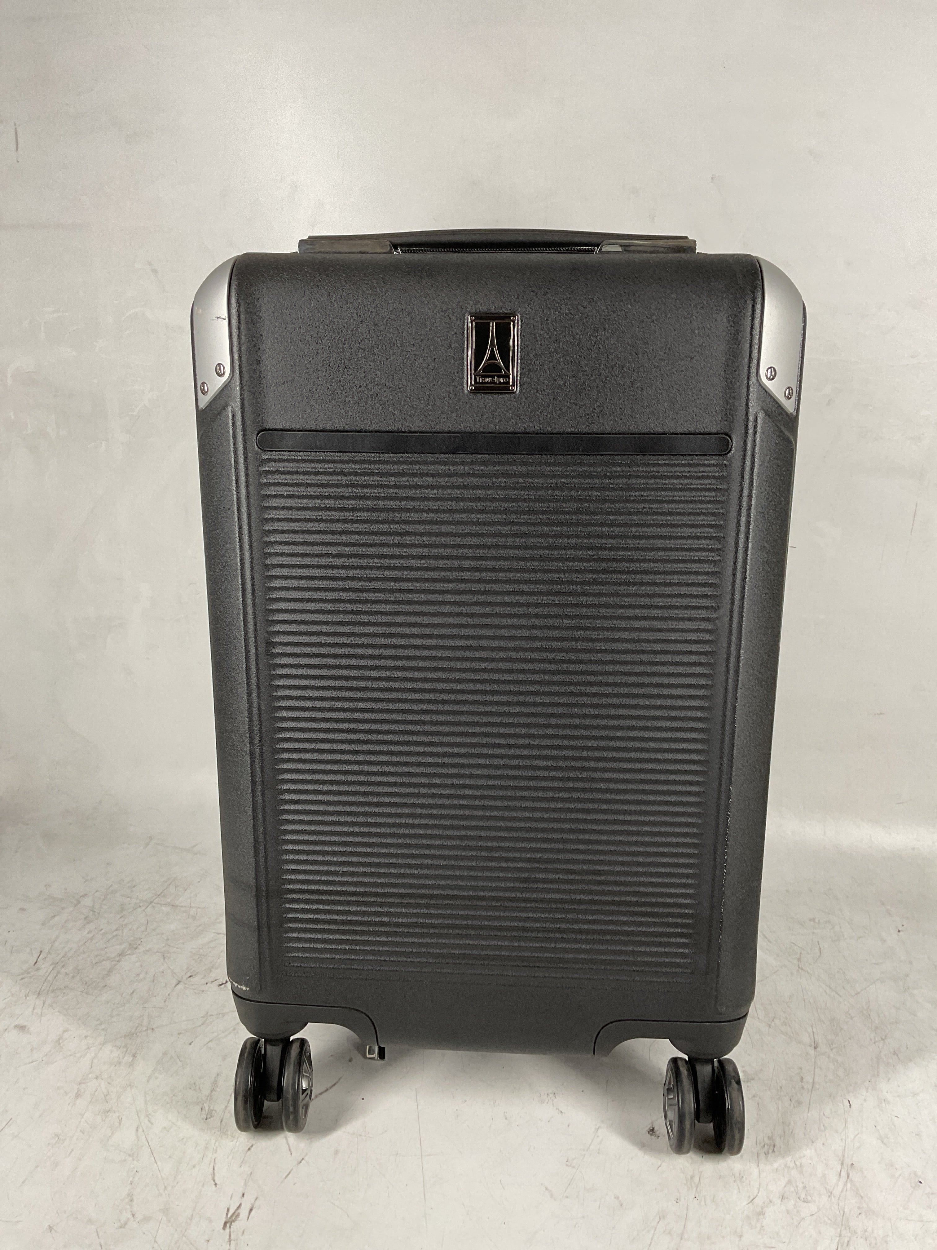 Travelpro Platinum Elite Hardside Expandable Spinner Wheel Luggage TSA Lock Hard Shell Polycarbonate Suitcase Shadow Black Carry On 21 Inch U1