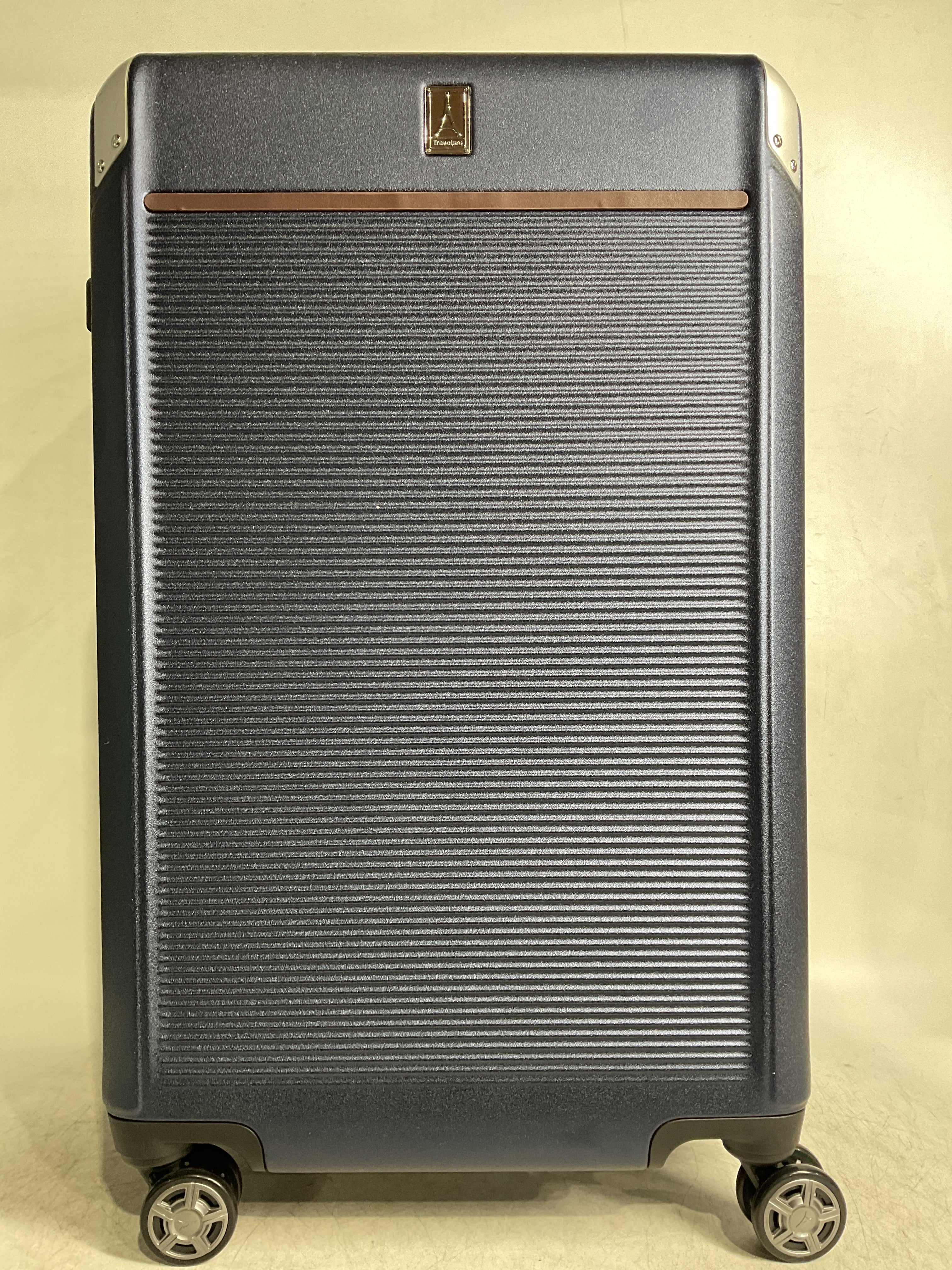 Travelpro Platinum Elite Hardside Expandable Spinner Wheel Luggage TSA Lock Hard Shell Polycarbonate Suitcase ( True Navy Blue , Checked- Large 28-Inch ) True Navy Blue Checked Large 28 Inch U3