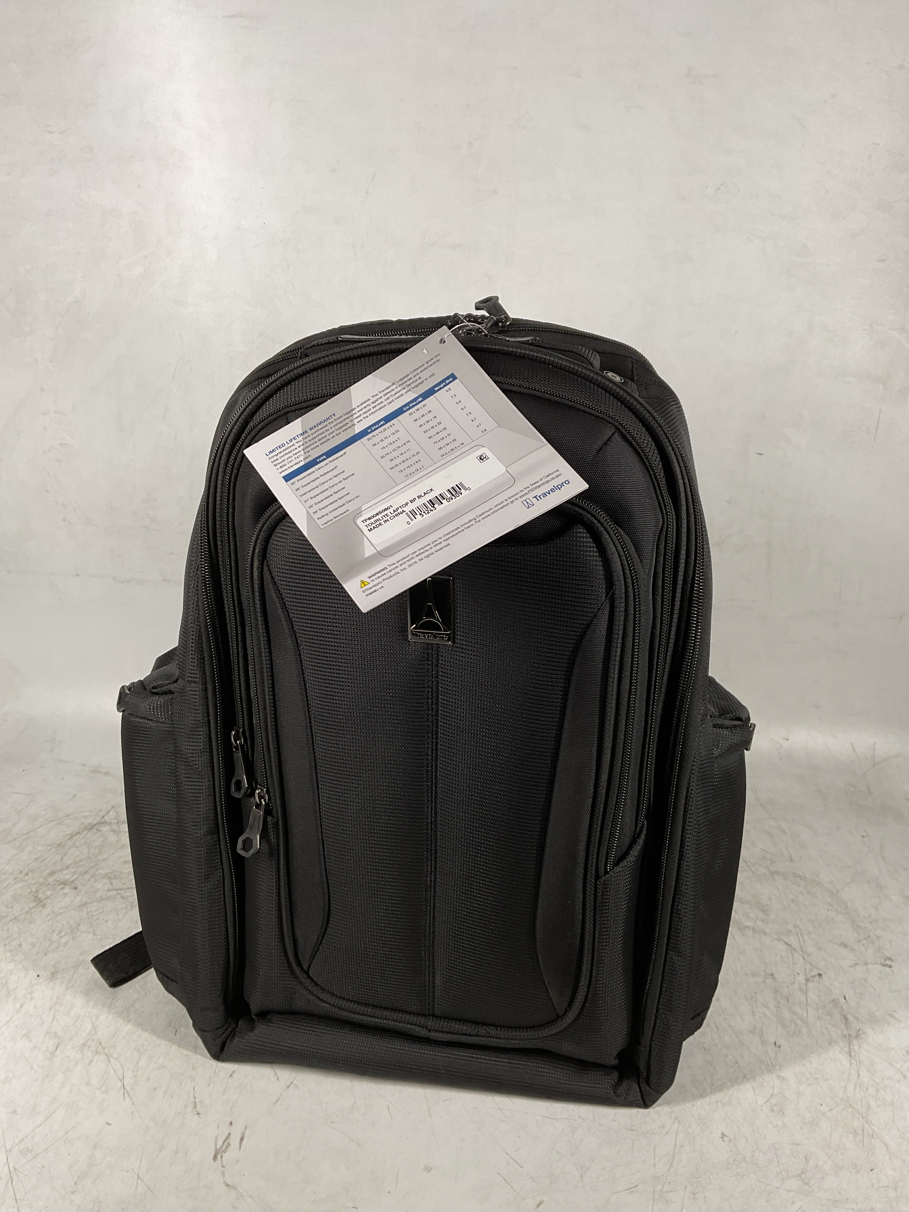 Travelpro Tourlite Laptop Backpack ( Black , One Size ) Black One Size U5