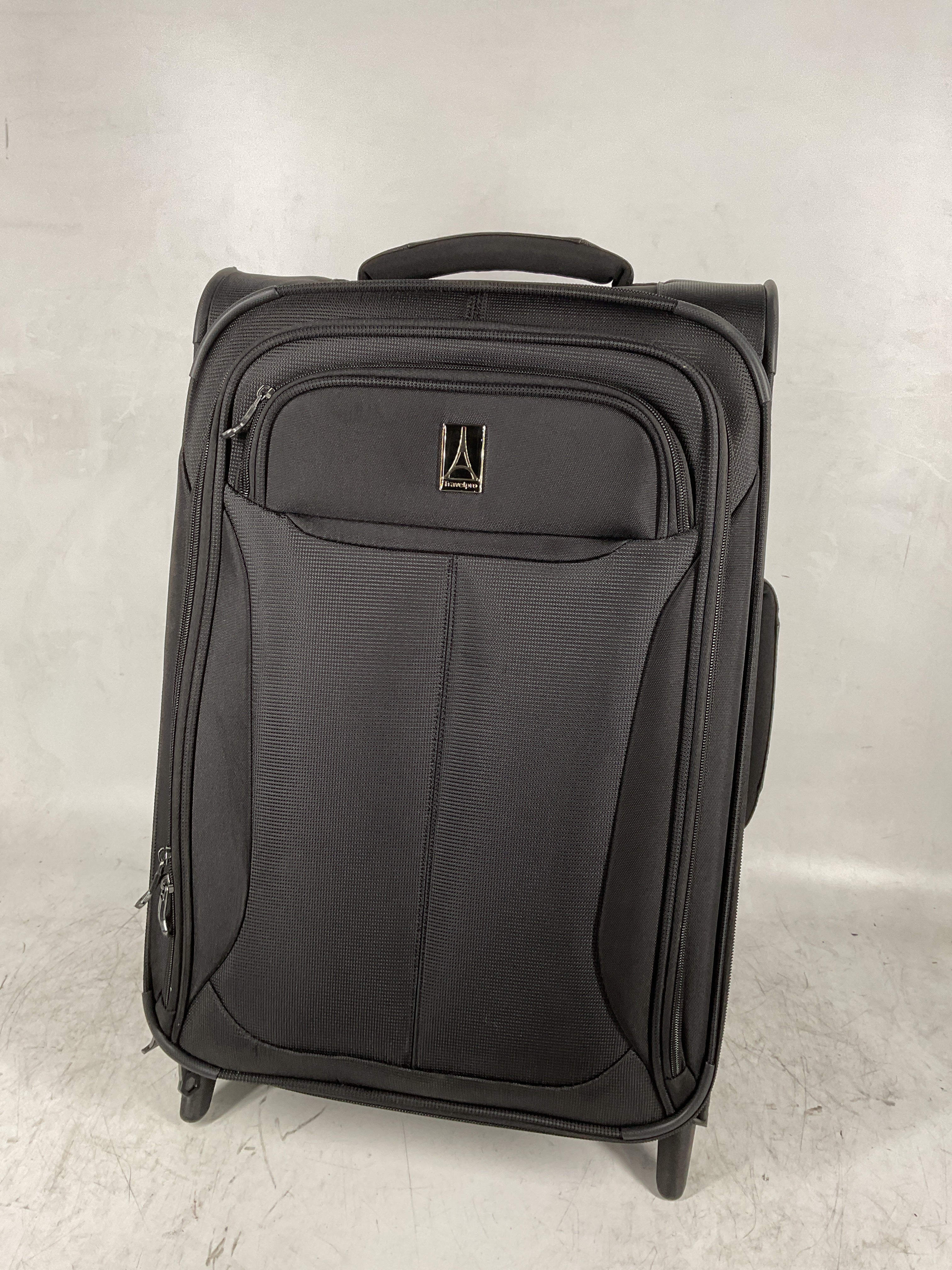 Travelpro Tourlite Softside Expandable Upright 2 Wheel Luggage, Lightweight Suitcase, Men and Women ( Black , One Size ) Black One Size U12