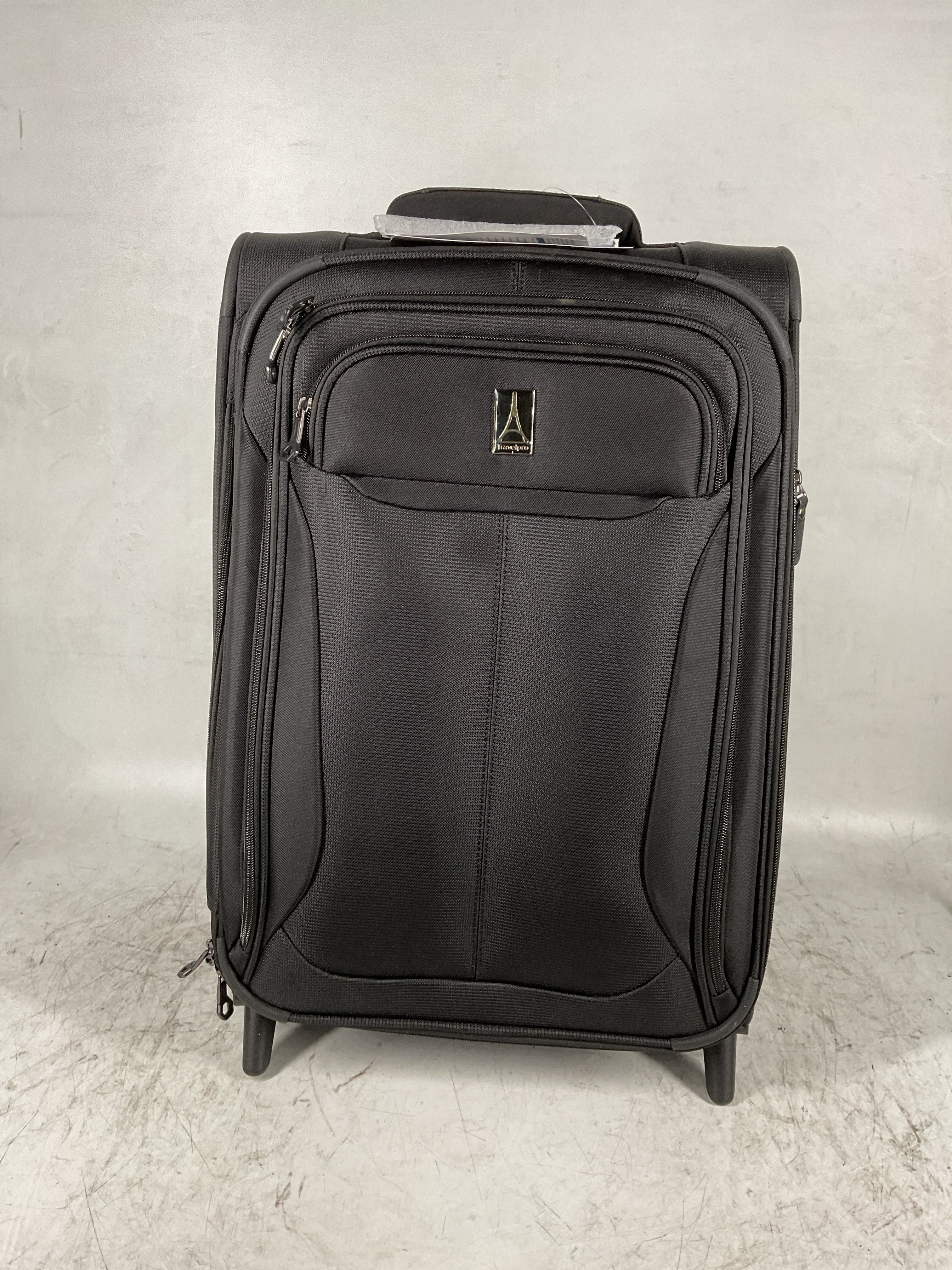 Travelpro Tourlite Softside Expandable Upright 2 Wheel Luggage, Lightweight Suitcase, Men and Women ( Black , One Size ) Black One Size U16