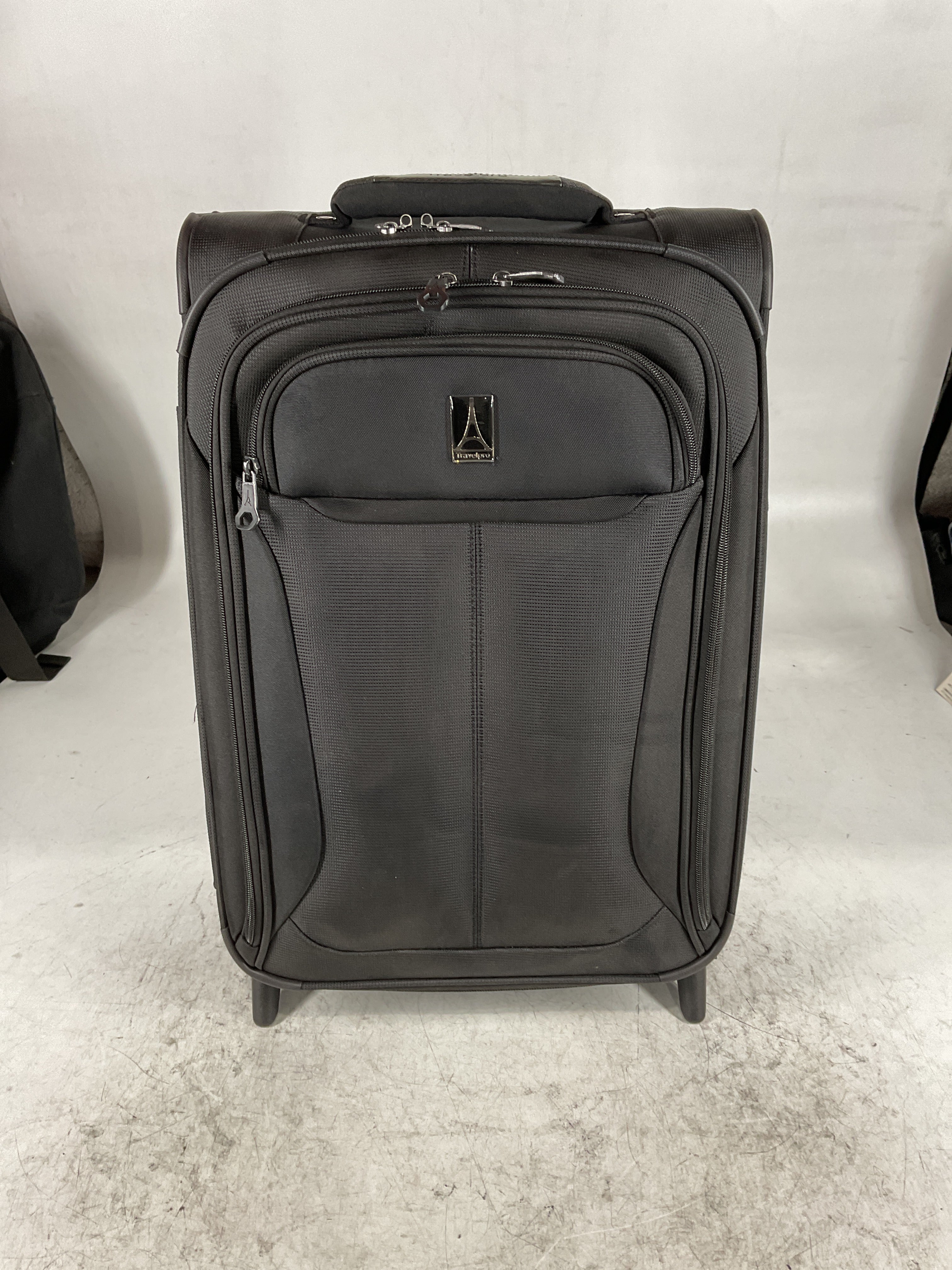 Travelpro Tourlite Softside Expandable Upright 2 Wheel Luggage, Lightweight Suitcase, Men and Women Black One Size U7