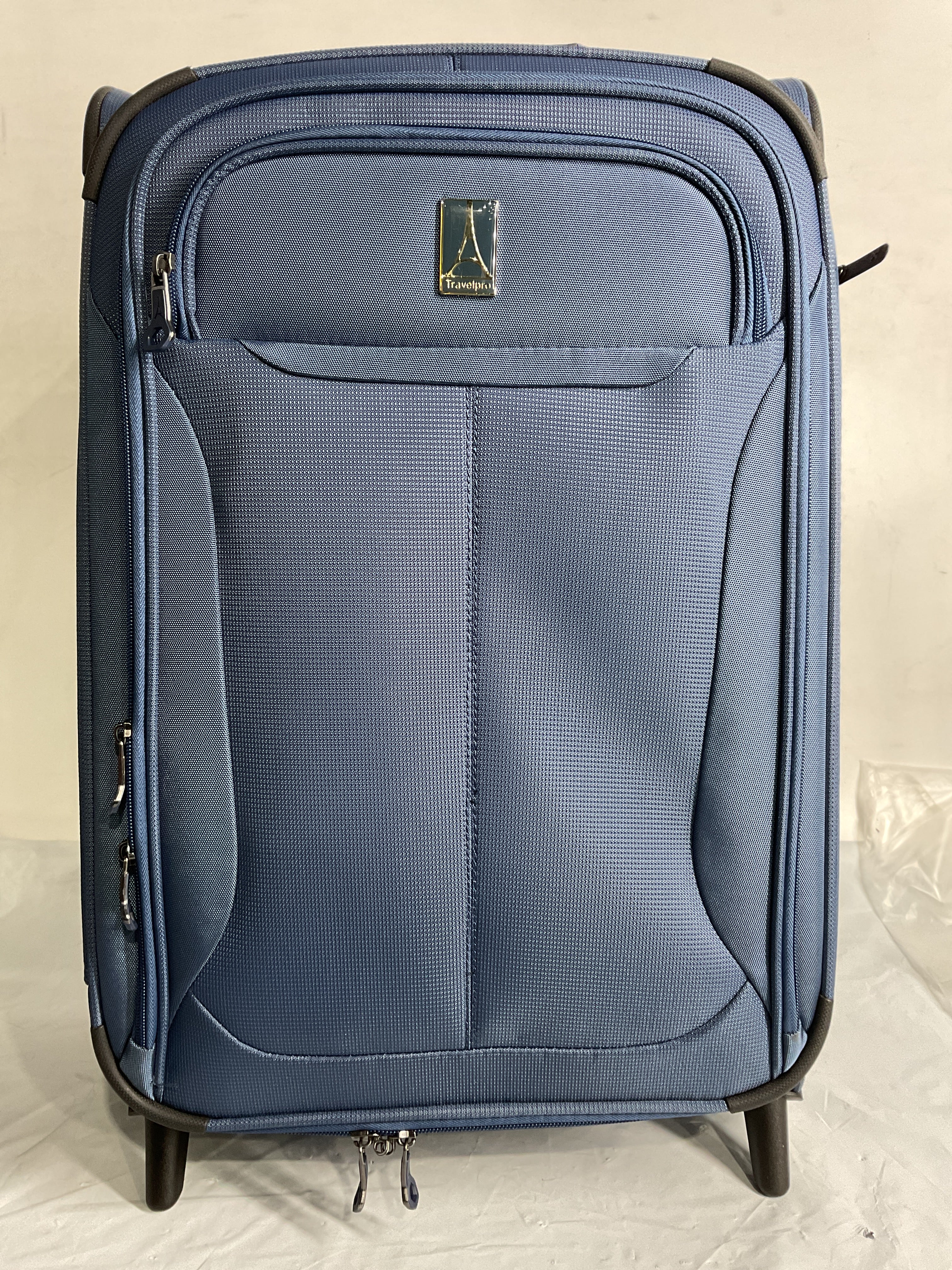 Travelpro Tourlite Softside Expandable Upright 2 Wheel Luggage, Lightweight Suitcase, Men and Women ( Blue , Carry-on 22-Inch ) Blue Carry On 22 Inch U6