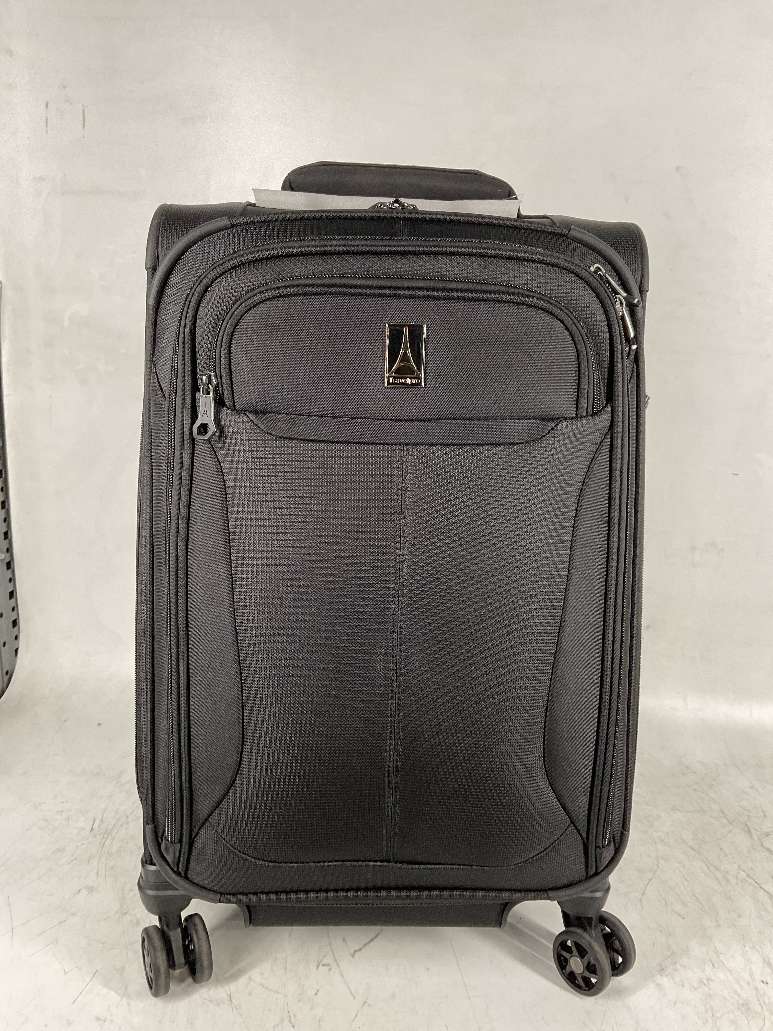 Travelpro Tourlite Softside Expandable Luggage with 4 Spinner Wheels, Lightweight Suitcase, Men and Women ( Black , Carry-On 21-Inch ) Black Carry On 21 Inch U32
