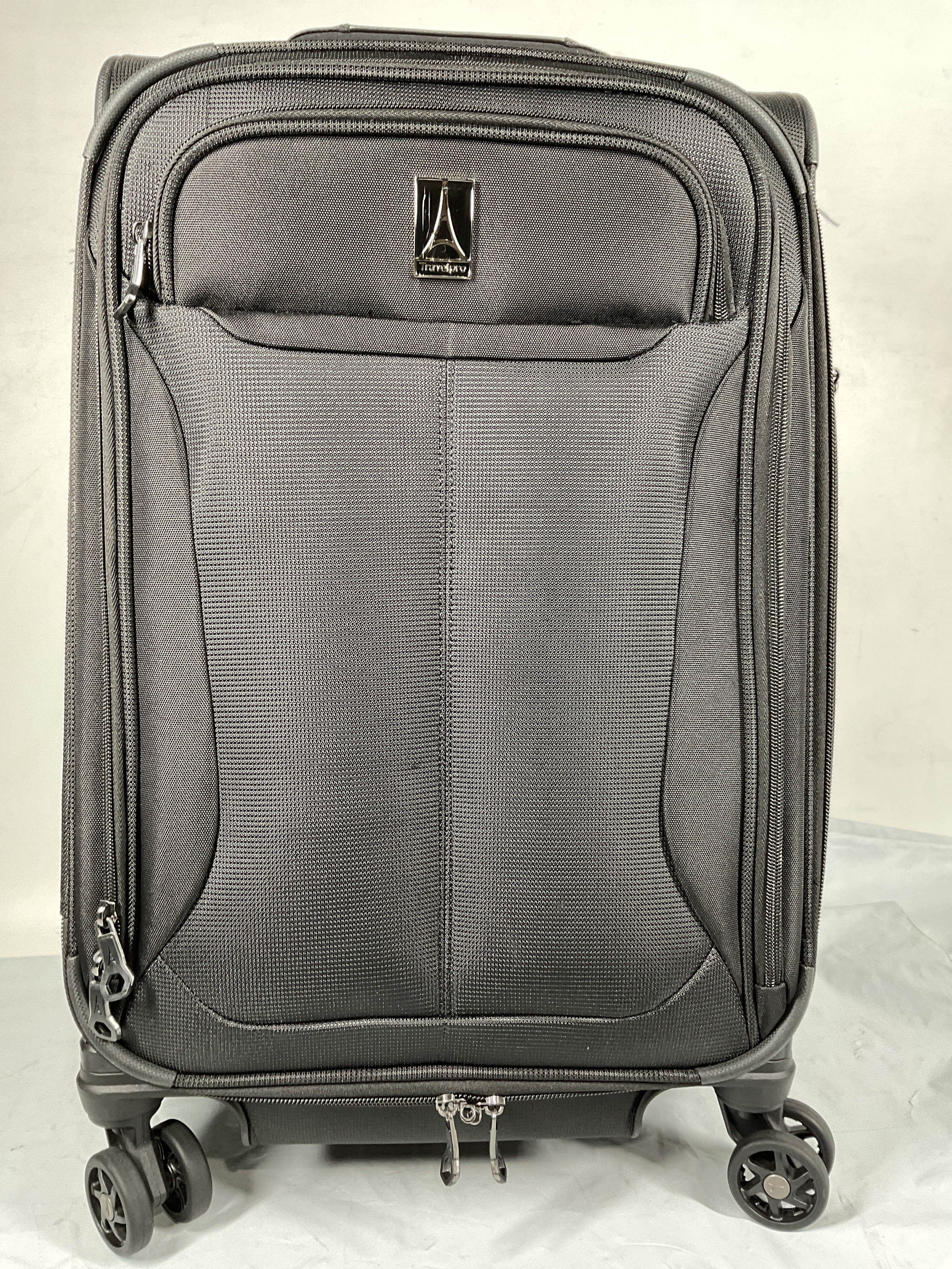 Travelpro Tourlite Softside Expandable Luggage with 4 Spinner Wheels, Lightweight Suitcase, Men and Women ( Black , Carry-On 21-Inch ) Black Carry On 21 Inch U88