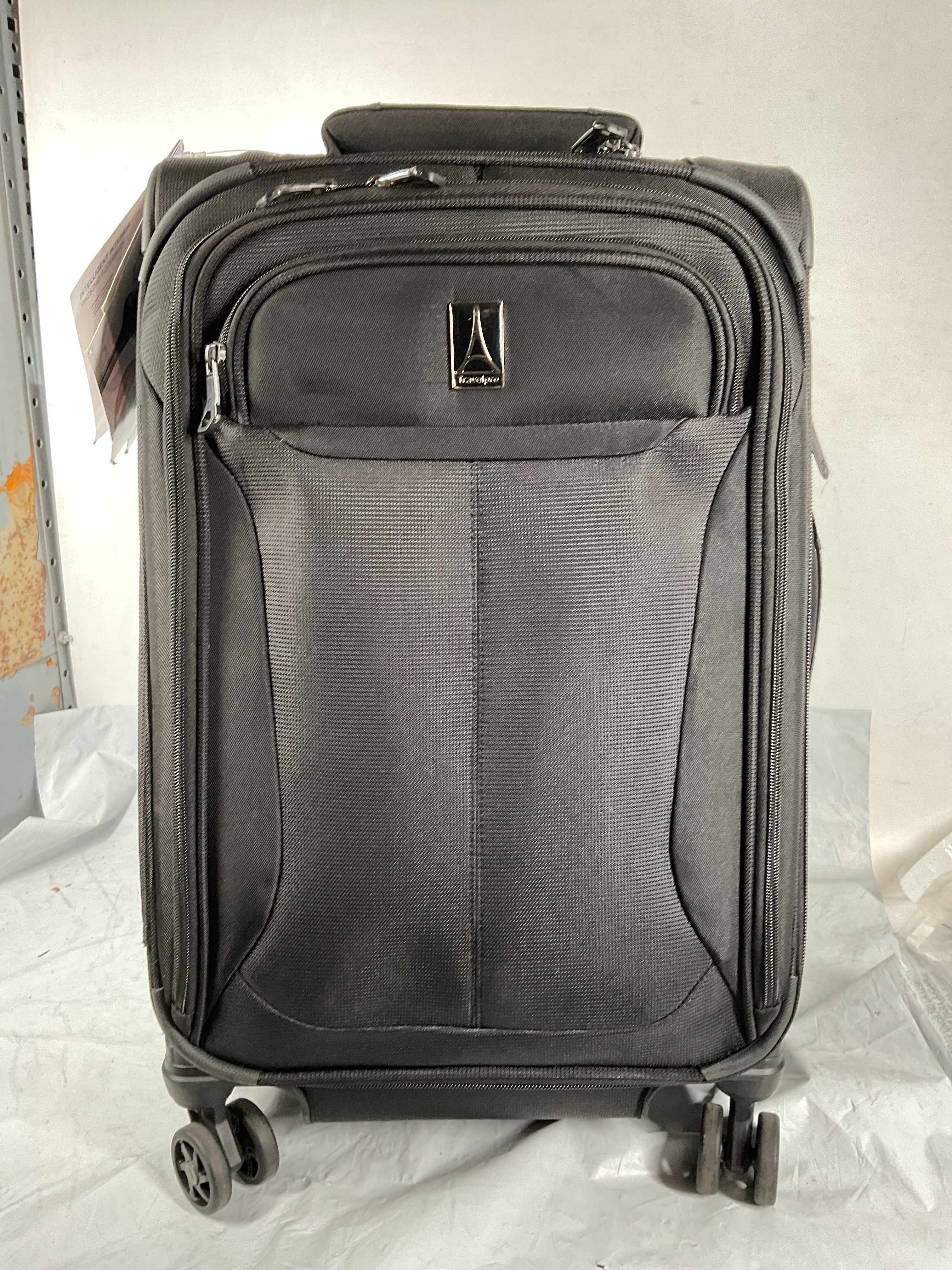 Travelpro Tourlite Softside 21" Expandable Luggage with 4 Spinner Wheels, Lightweight Suitcase, Carry-On ( Black , Carry-On 21-Inch ) Black Carry On 21 Inch U96