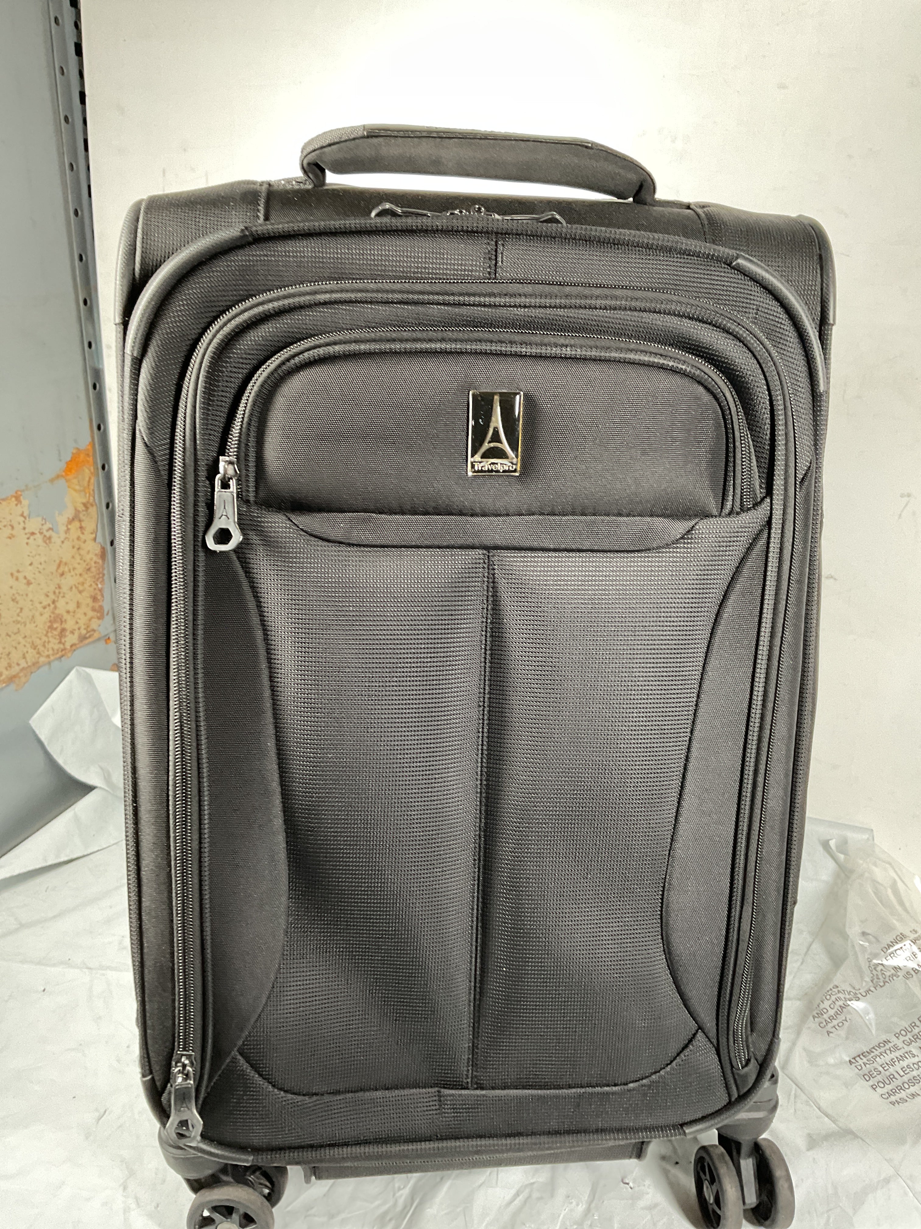 Travelpro Tourlite Softside 21" Expandable Luggage with 4 Spinner Wheels, Lightweight Suitcase, Carry-On ( Black , Carry-On 21-Inch ) Black Carry On 21 Inch U98