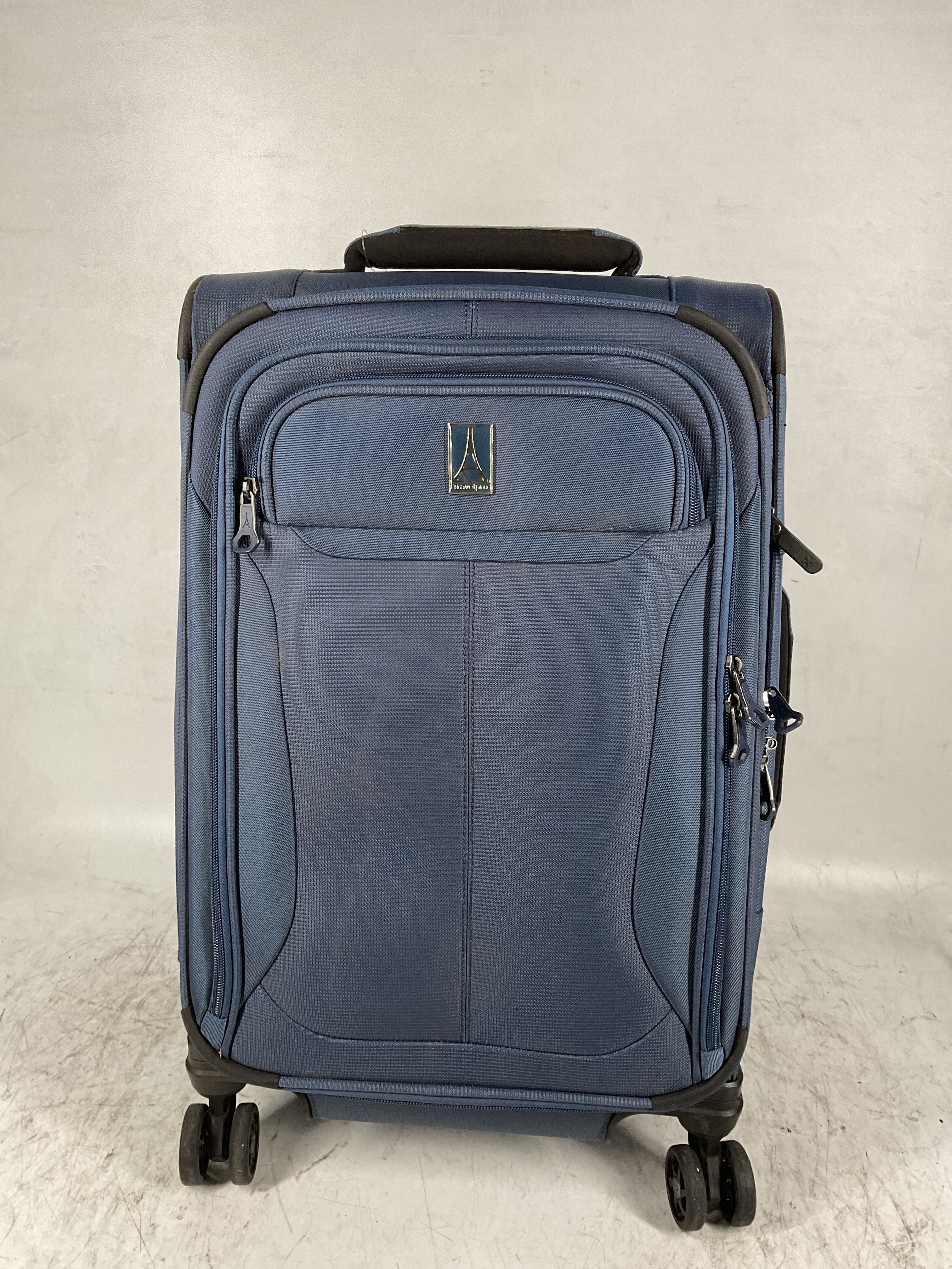 Travelpro Tourlite Softside Expandable Luggage with 4 Spinner Wheels, Lightweight Suitcase, Men and Women ( Blue , Carry-On 21-Inch ) Blue Carry On 21 Inch U29