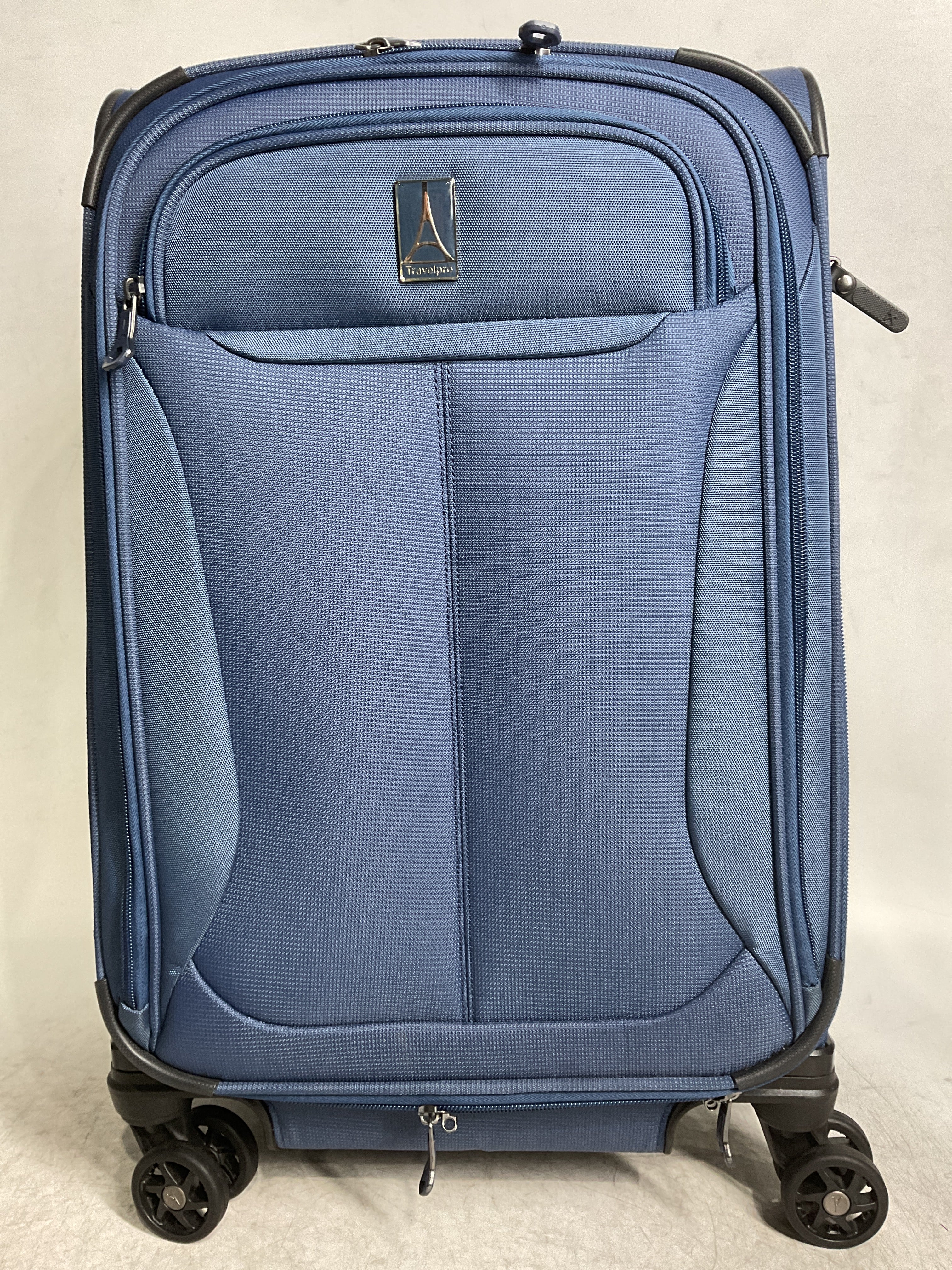 Travelpro Tourlite Softside Expandable Luggage with 4 Spinner Wheels, Lightweight Suitcase, Men and Women ( Blue , Carry-On 21-Inch ) Blue Carry On 21 Inch U44