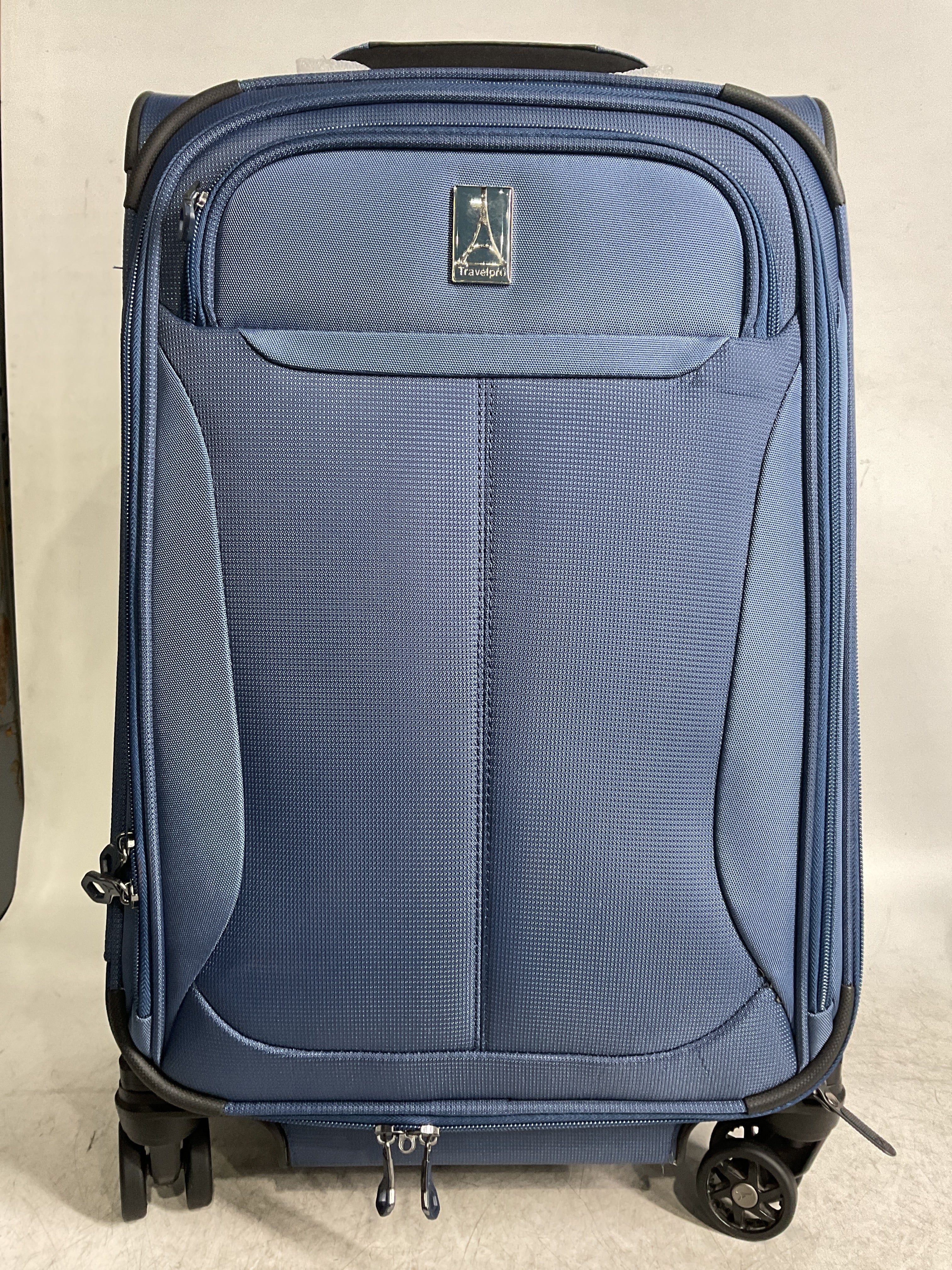 Travelpro Tourlite Softside Expandable Luggage with 4 Spinner Wheels, Lightweight Suitcase, Men and Women ( Blue , Carry-On 21-Inch ) Blue Carry On 21 Inch U45