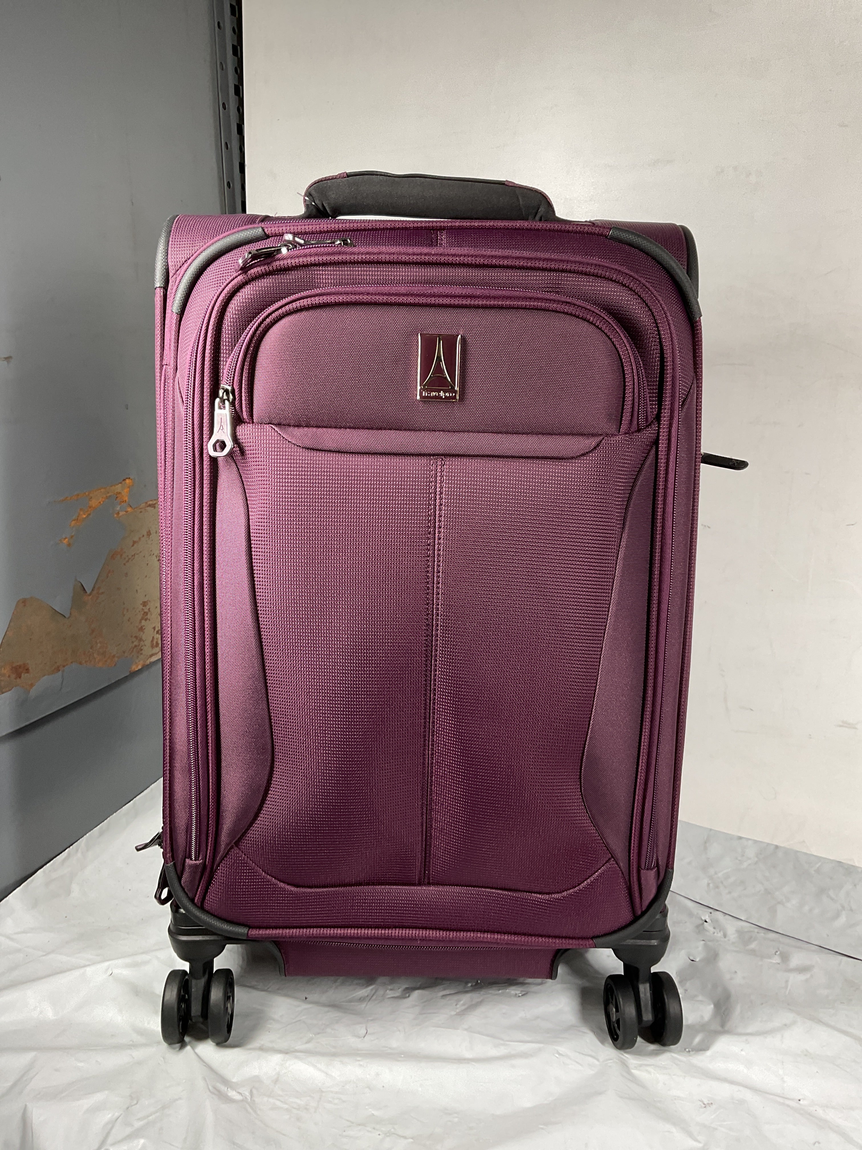 Travelpro Tourlite Softside 21" Expandable Luggage with 4 Spinner Wheels, Lightweight Suitcase, Carry-On ( Deep Purple , Carry-On 21-Inch ) Deep Purple Carry On 21 Inch U23
