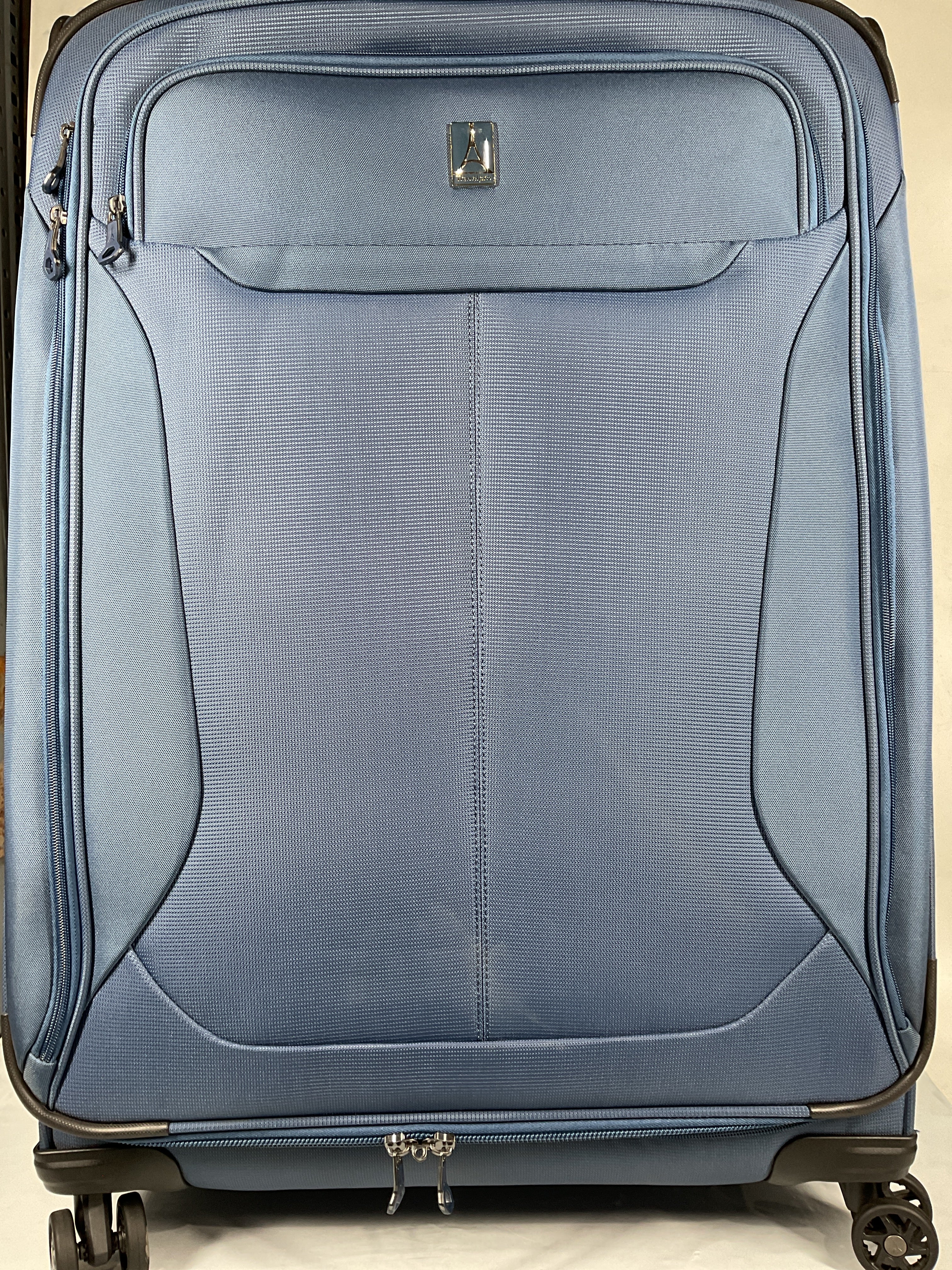 Travelpro Tourlite Softside Expandable Luggage with 4 Spinner Wheels, Lightweight Suitcase, Men and Women ( Blue , Checked-Large 29-Inch ) Blue Checked Large 29 Inch U6