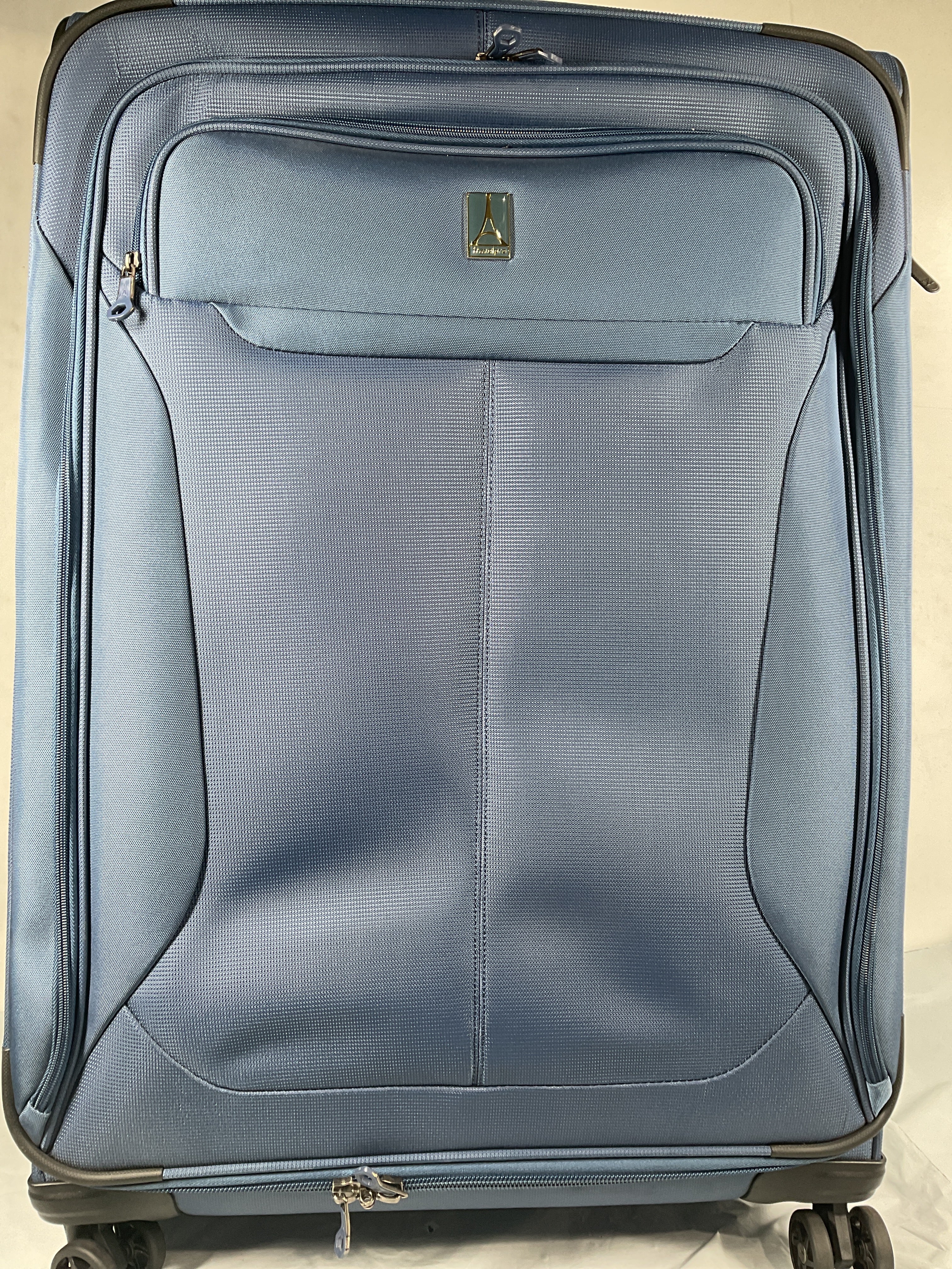 Travelpro Tourlite Softside Expandable Luggage with 4 Spinner Wheels, Lightweight Suitcase, Men and Women ( Blue , Checked-Large 29-Inch ) Blue Checked Large 29 Inch U7