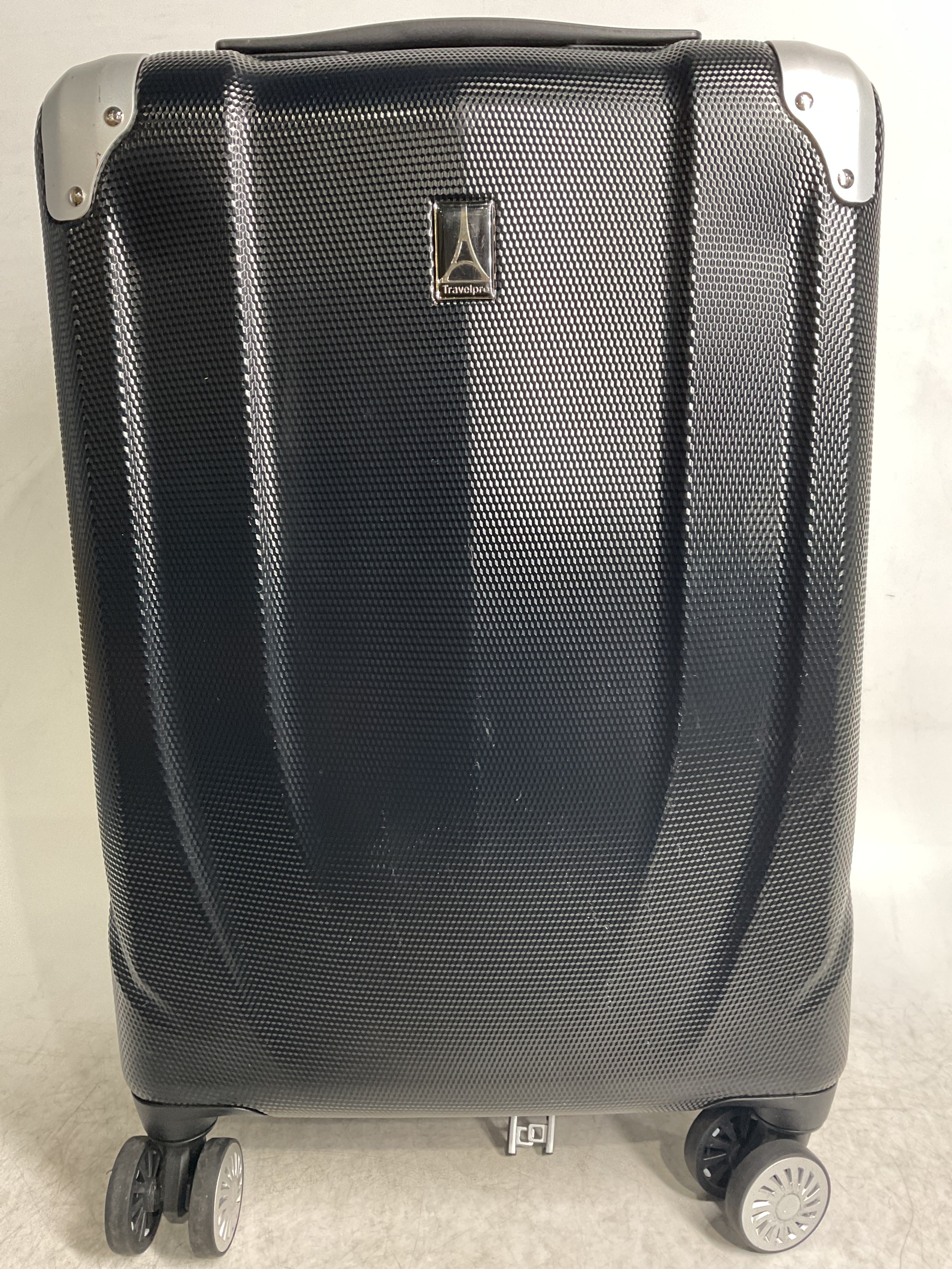 Travelpro Pathways 3 Hardside Expandable Luggage, 8 Spinner Wheels, Lightweight Hard Shell Suitcase ( Black Knight , Carry On 21 Inch ) Black Knight Carry On 21 Inch U11