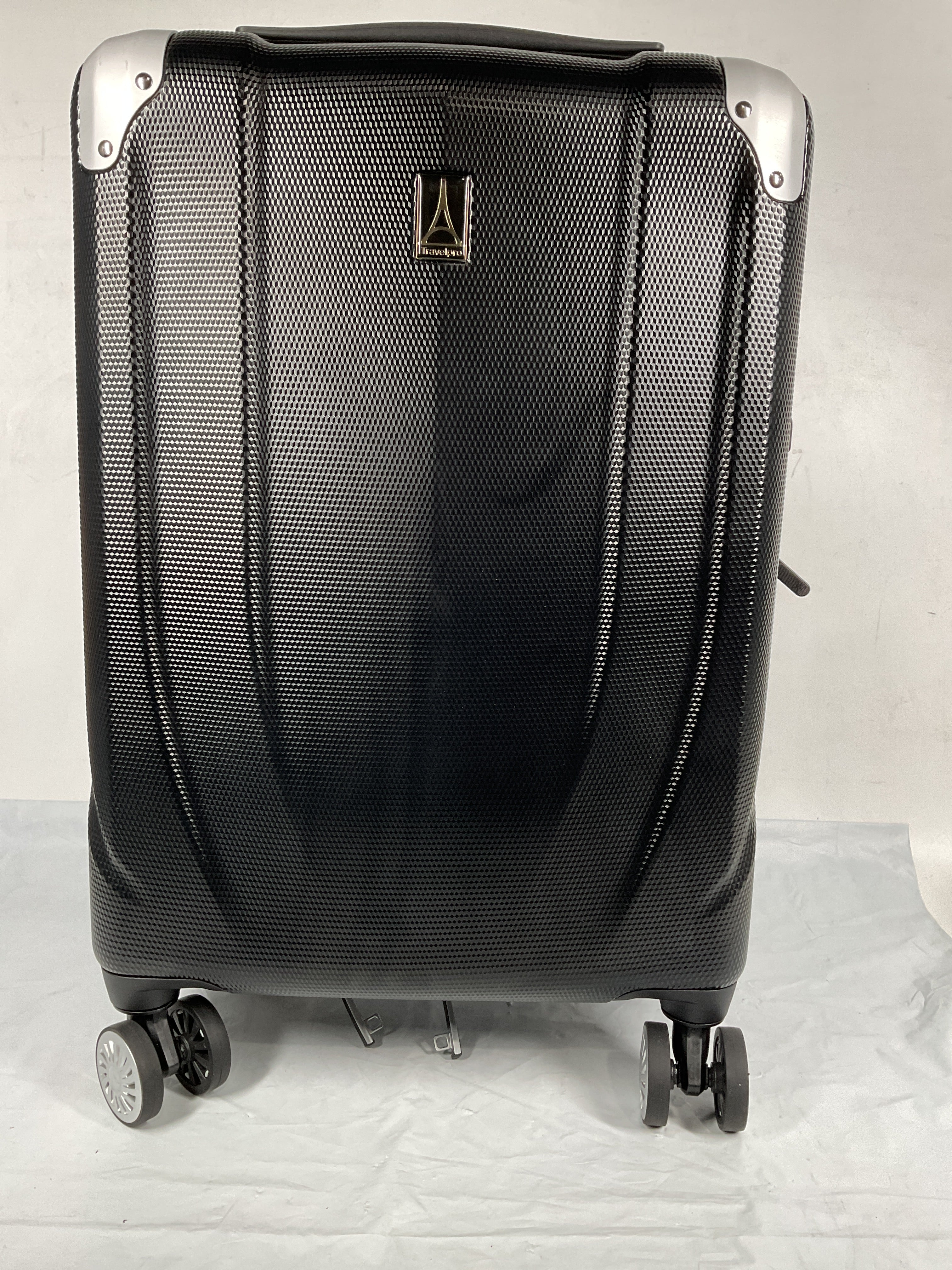 Travelpro Pathways 3 Hardside Expandable Luggage, 8 Spinner Wheels, Lightweight Hard Shell Suitcase ( Black Knight , Carry On 21 Inch ) Black Knight Carry On 21 Inch U15