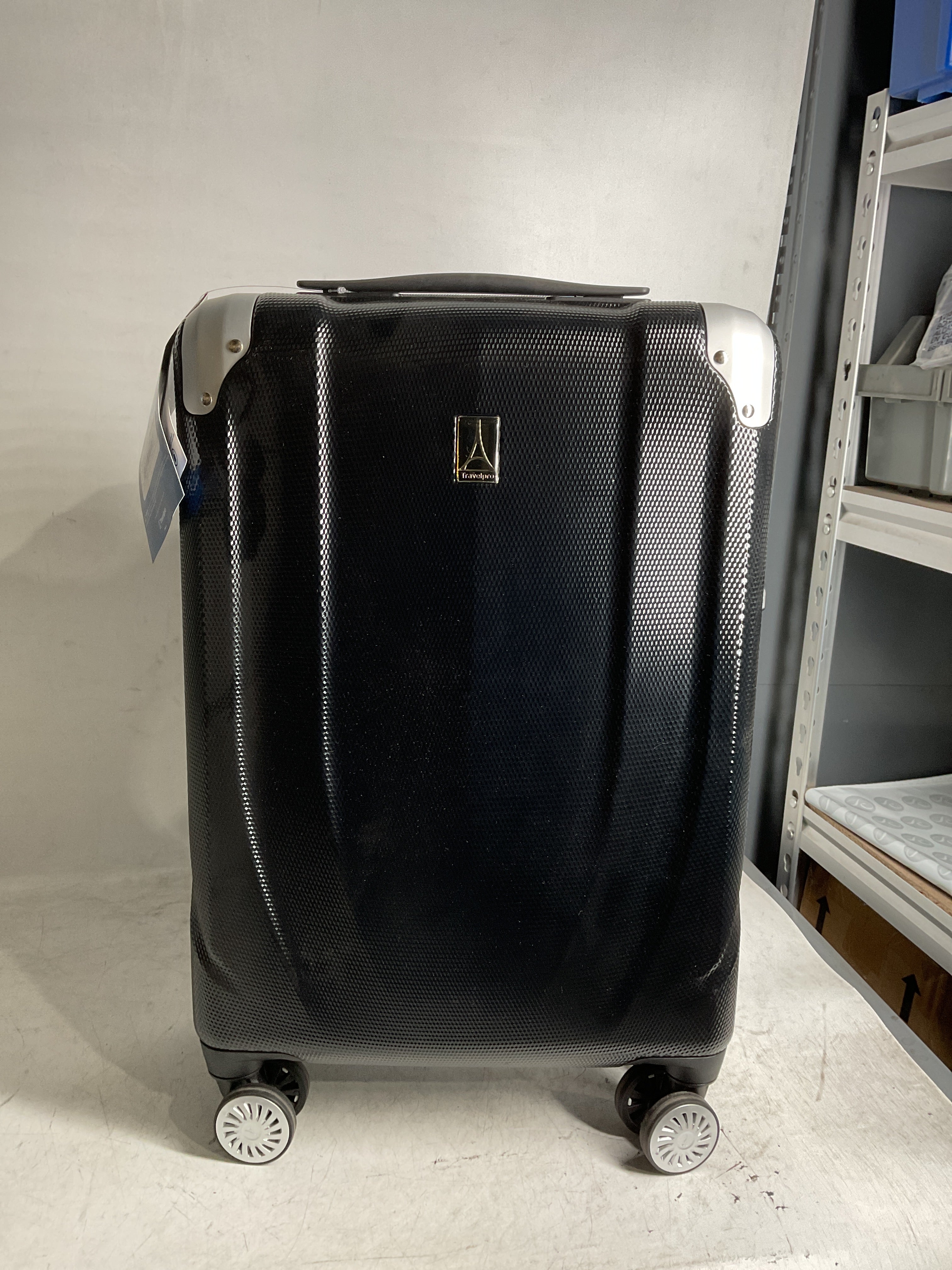 Travelpro Pathways 3 Hardside Expandable Luggage, 8 Spinner Wheels, Lightweight Hard Shell Suitcase ( Black Knight , Carry On 21 Inch ) Black Knight Carry On 21 Inch U2