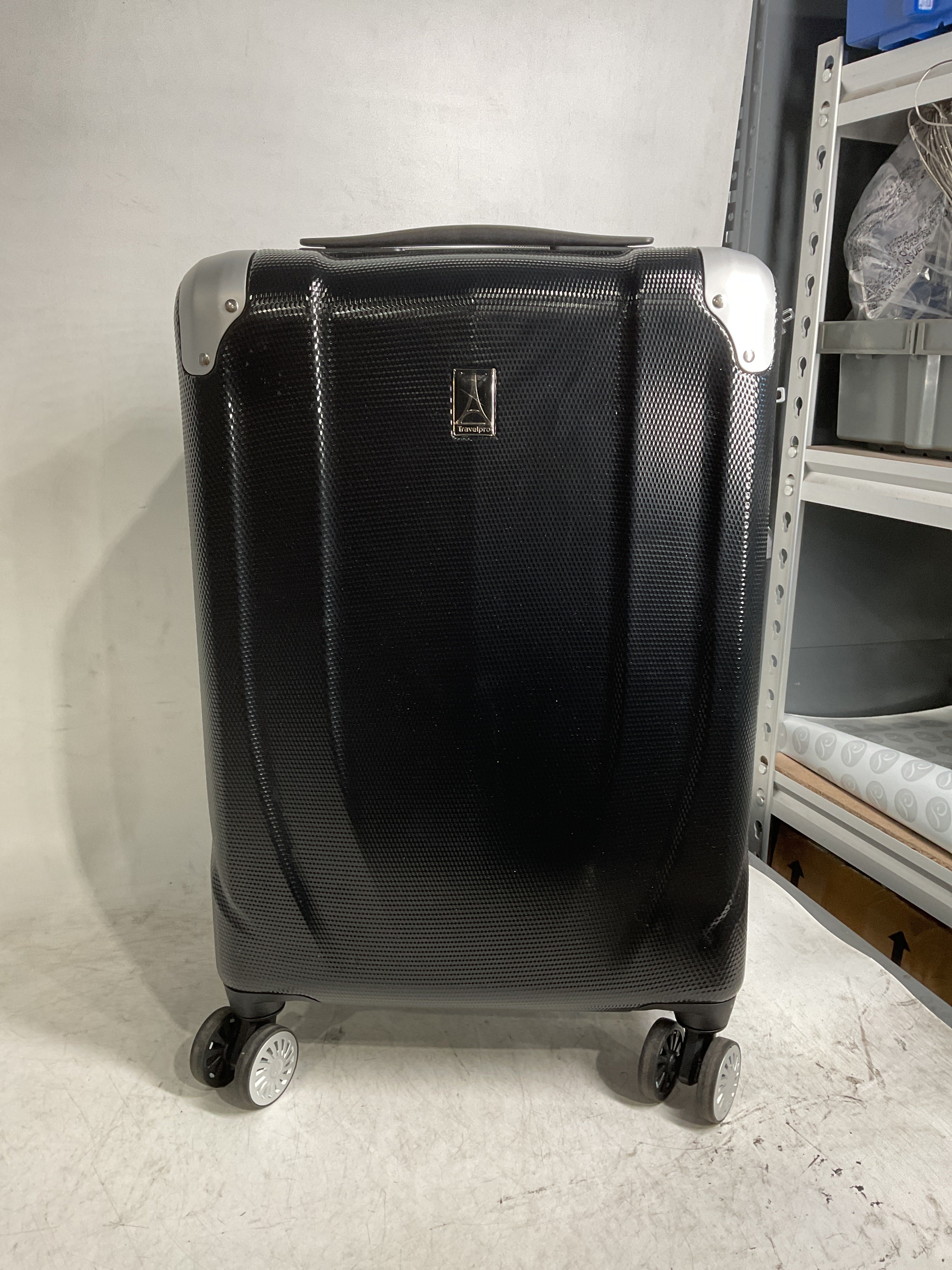 Travelpro Pathways 3 Hardside Expandable Luggage, 8 Spinner Wheels, Lightweight Hard Shell Suitcase ( Black Knight , Carry On 21 Inch ) Black Knight Carry On 21 Inch U5