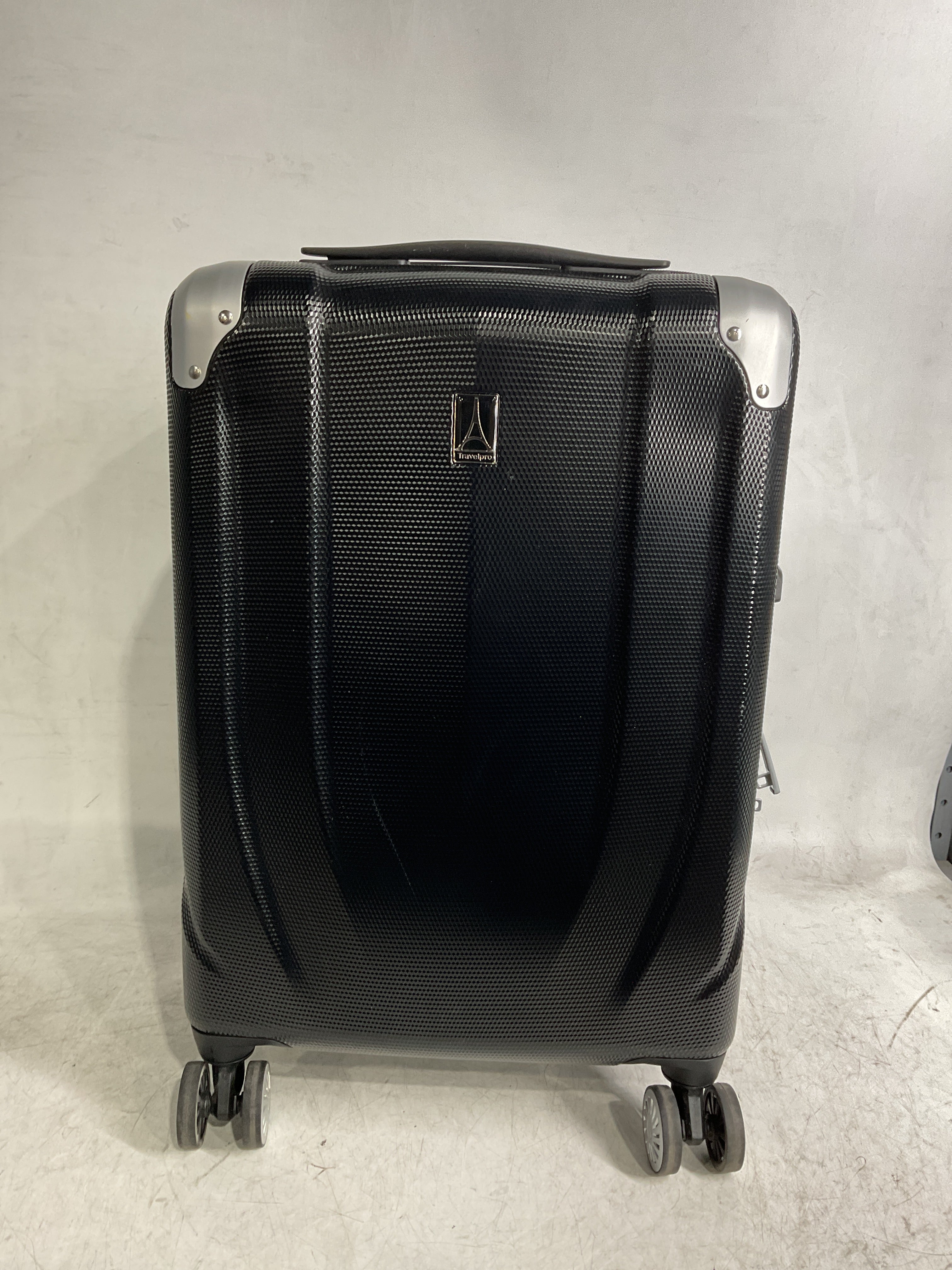 Travelpro Pathways 3 Hardside Expandable Luggage, 8 Spinner Wheels, Lightweight Hard Shell Suitcase ( Black Knight , Carry On 21 Inch ) Black Knight Carry On 21 Inch U8