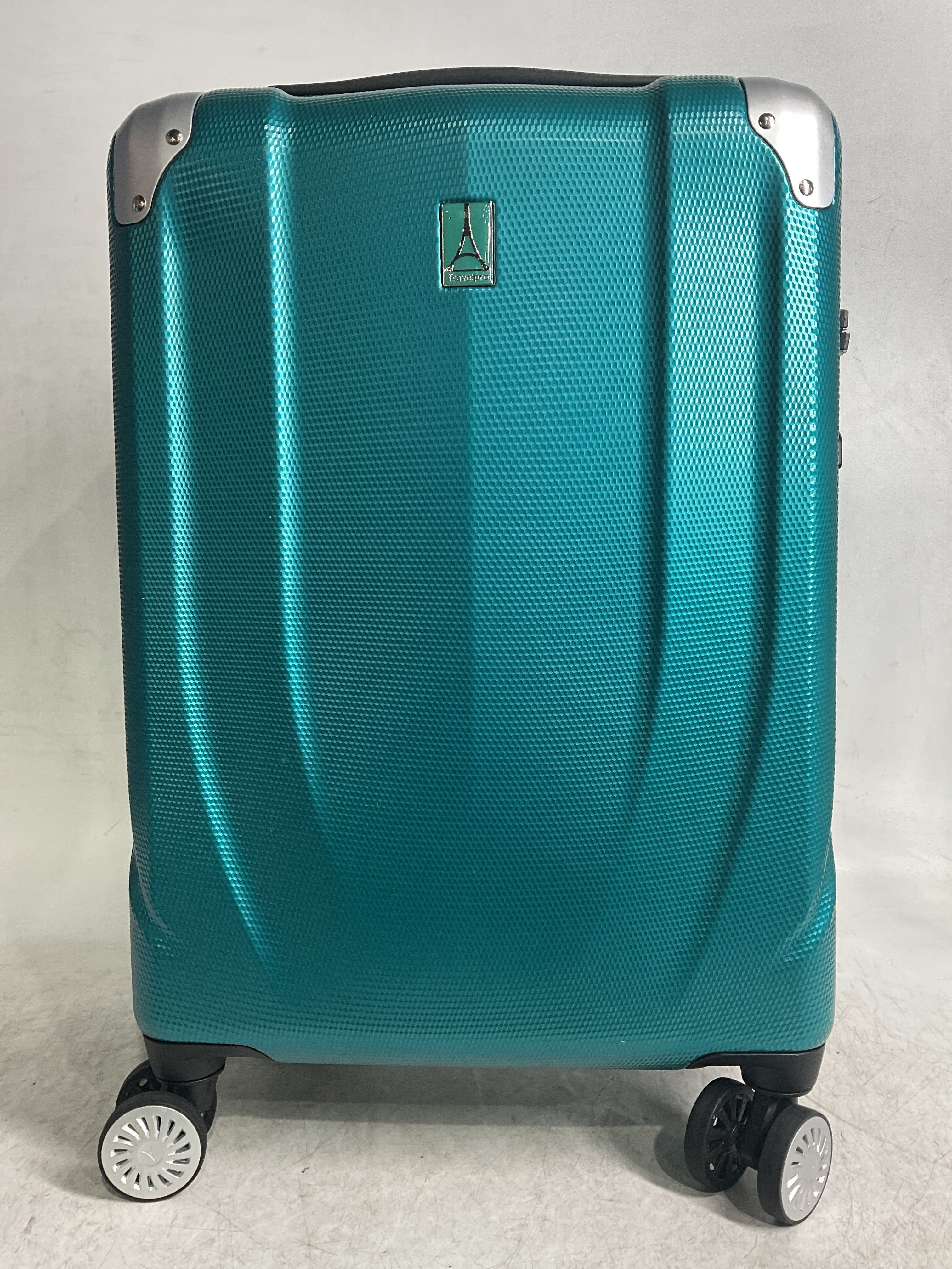 Travelpro Pathways 3 Hardside Expandable Luggage, 8 Spinner Wheels, Lightweight Hard Shell Suitcase ( Kayak Teal , Carry On 21 Inch ) Kayak Teal Carry On 21 Inch U3