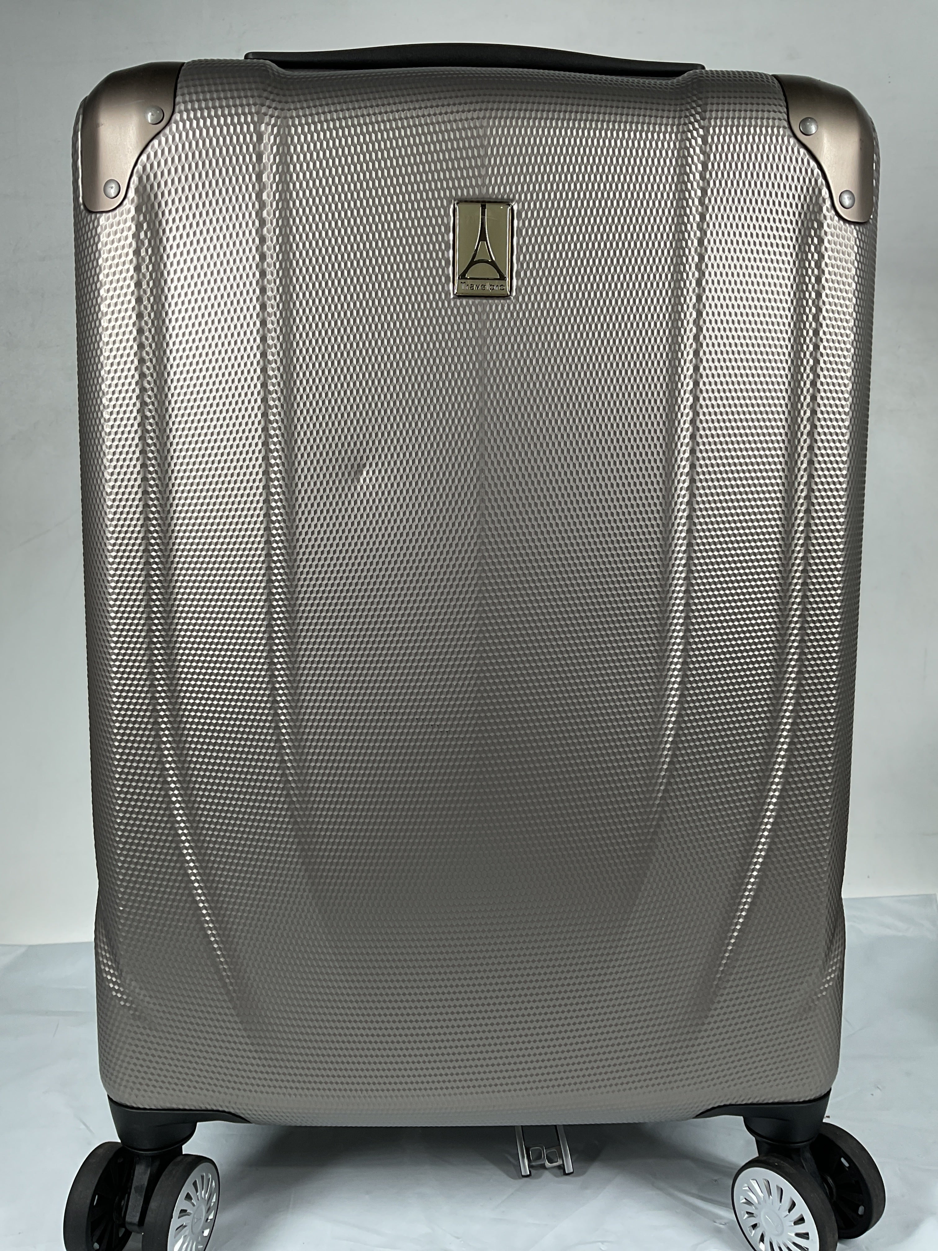 Travelpro Pathways 3 Hardside Expandable Luggage, 8 Spinner Wheels, Lightweight Hard Shell Suitcase ( Champagne , Carry On 21 Inch ) Champagne Carry On 21 Inch U10